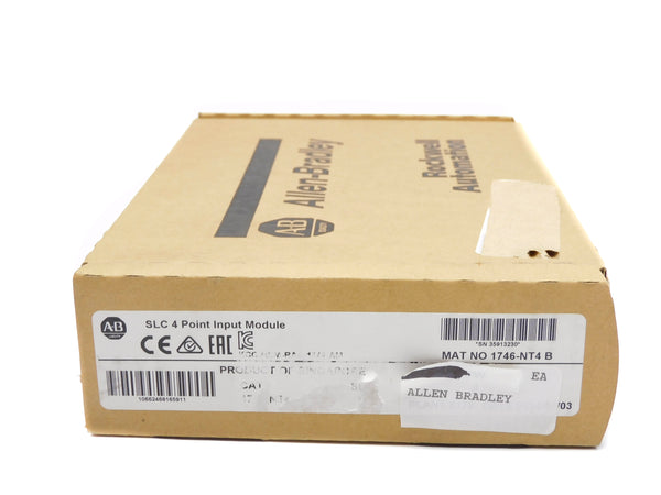 ALLEN BRADLEY 1746-NT4 SER. B F/W 3 DATE: 2014 NSFS