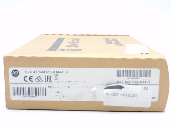 ALLEN BRADLEY 1746-NT4 SER. B F/W 3 DATE: 2014 NSFS