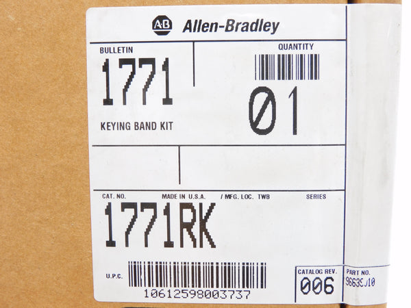 ALLEN BRADLEY 1771-RK DATE: 2000 NSFS