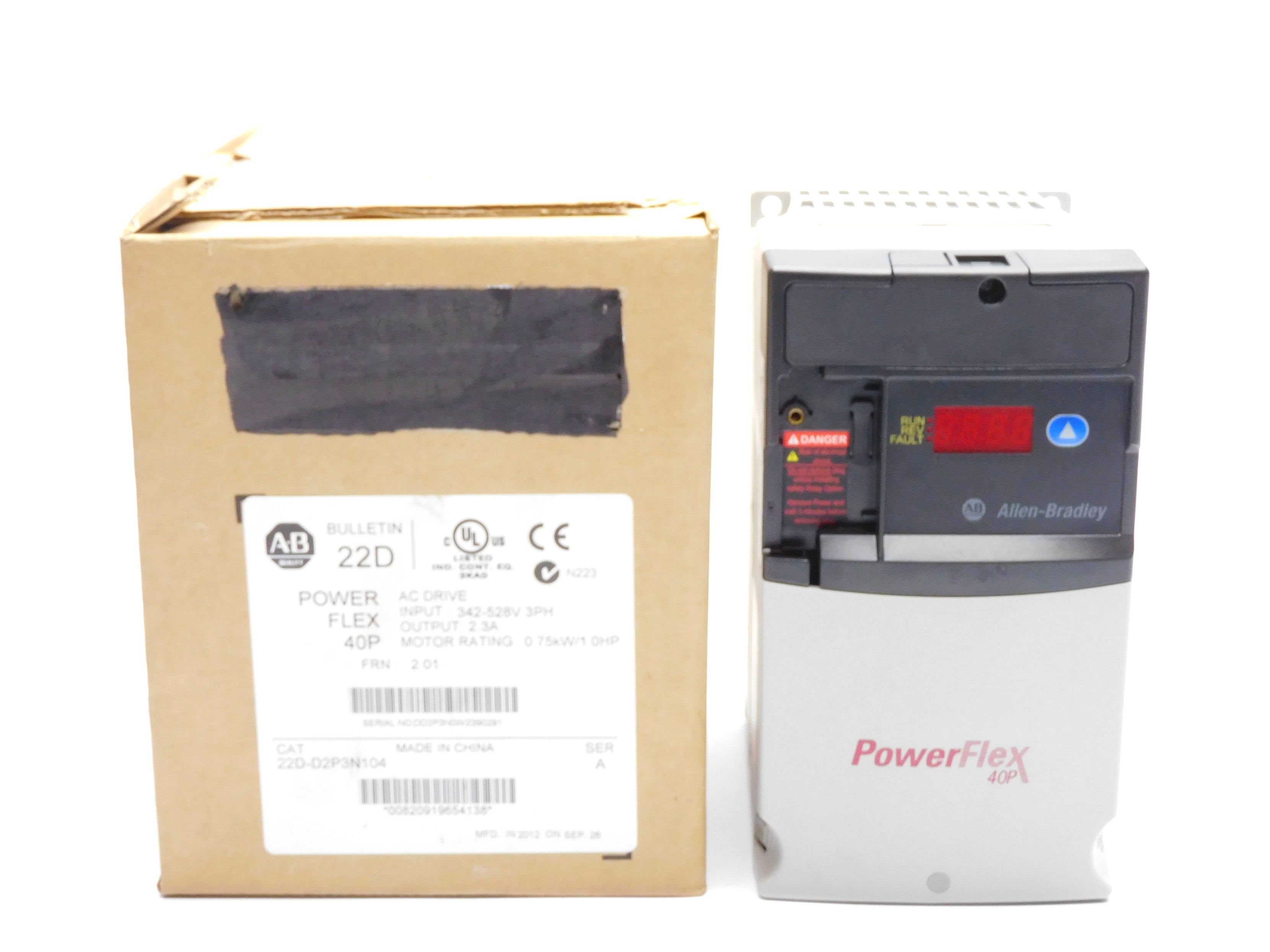 ALLEN BRADLEY 22D-D2P3N104 SER. A F/W 2.01 342-528VAC 3.2A NSMP