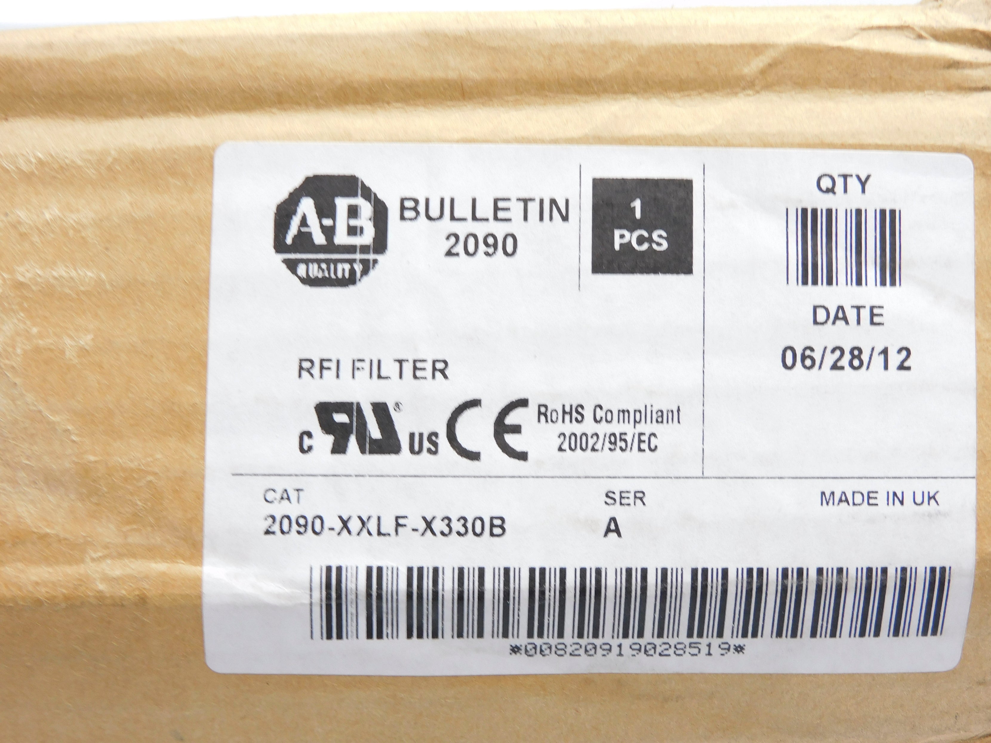 ALLEN BRADLEY 2090-XXLF-X330B SER. A 480VAC 30A NSMP