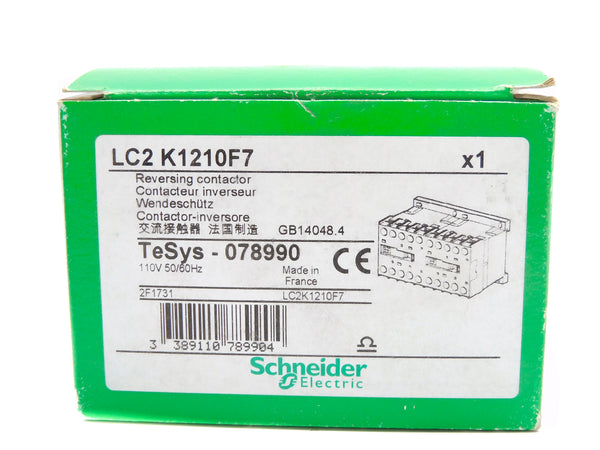 SCHNEIDER ELECTRIC LC2K1210F7 110V 20A NSMP