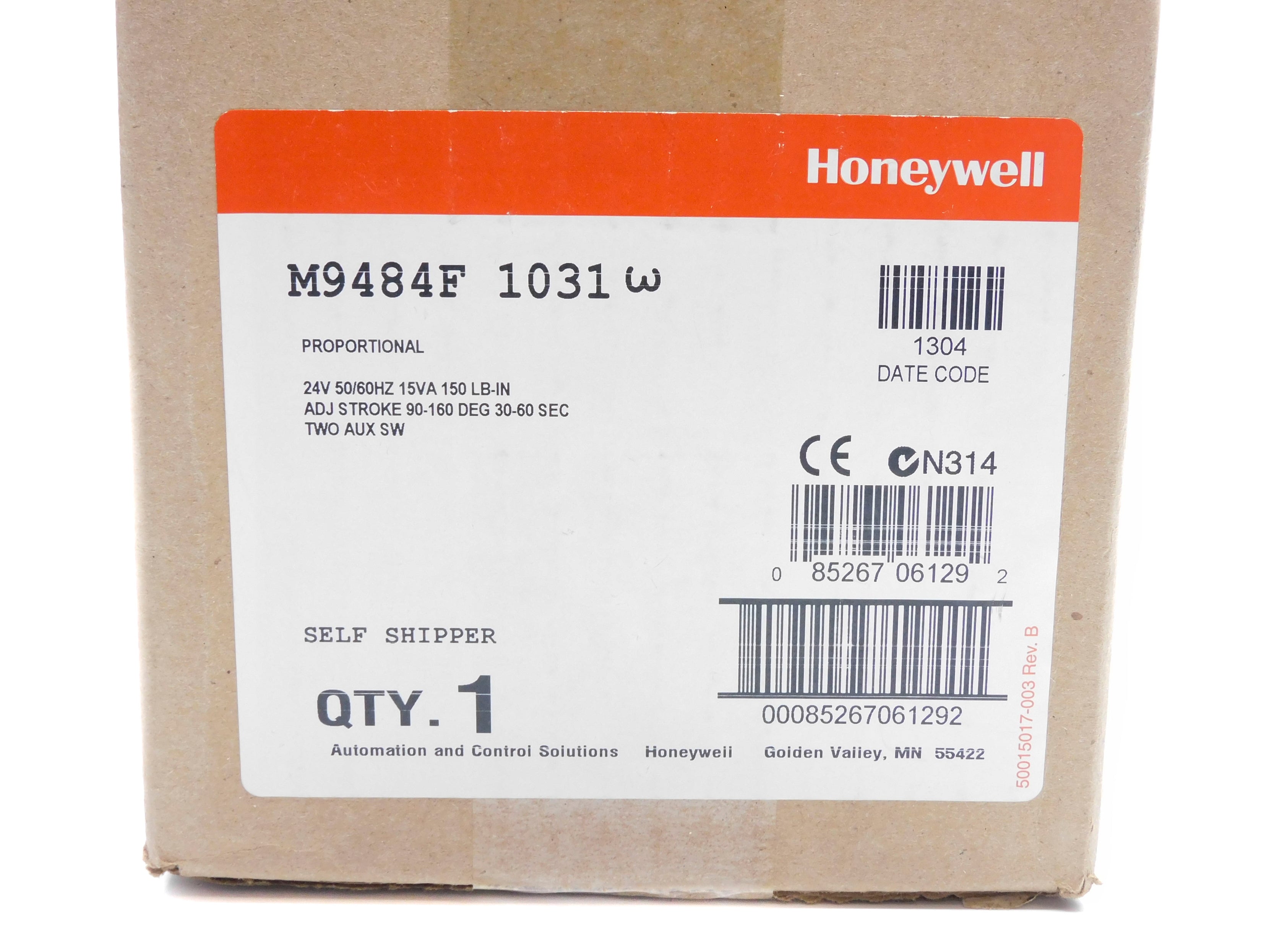 HONEYWELL M9484F1031 NSFS