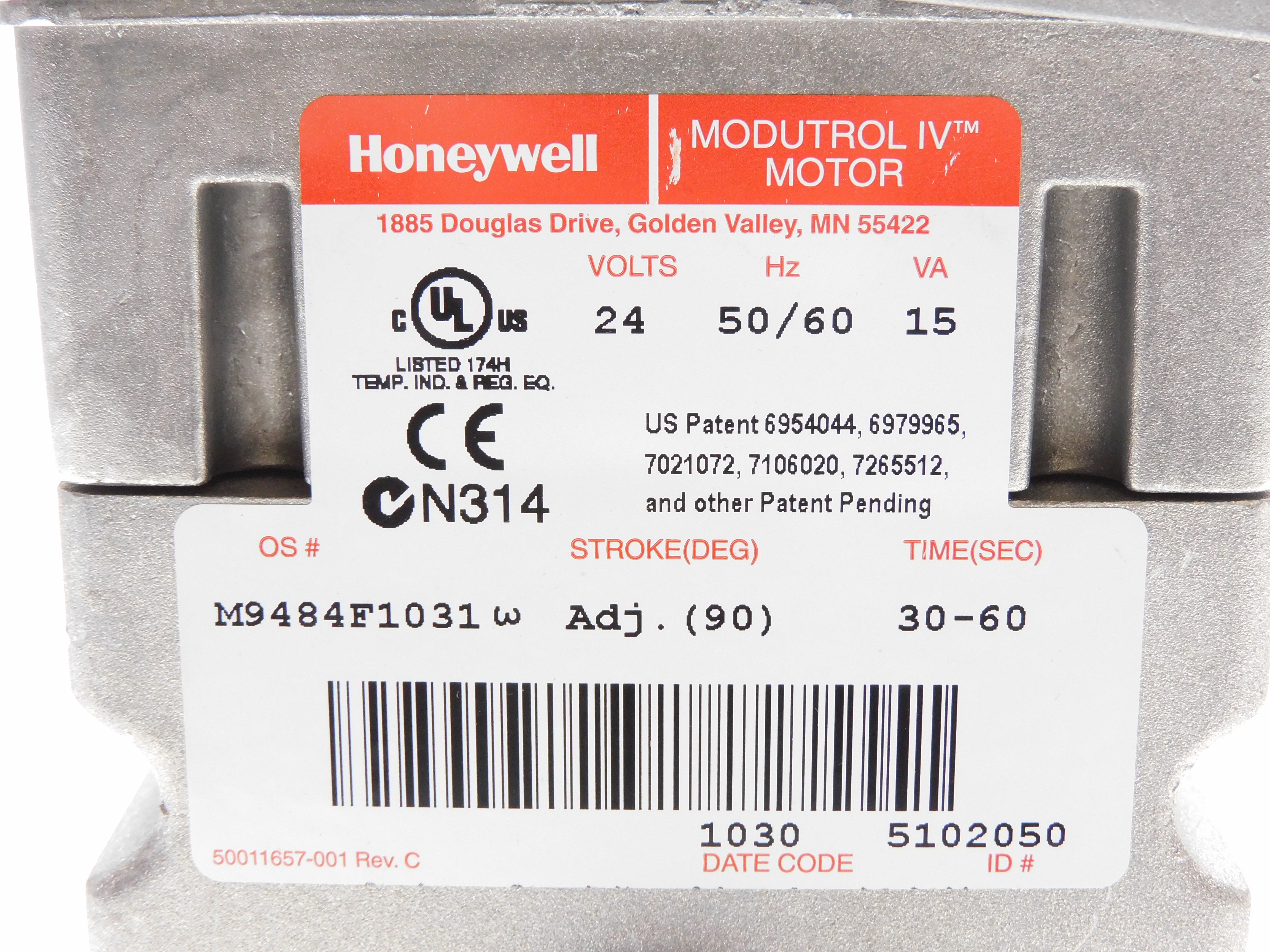 HONEYWELL M9484F1031 24V 30/60S REV. C NSNP