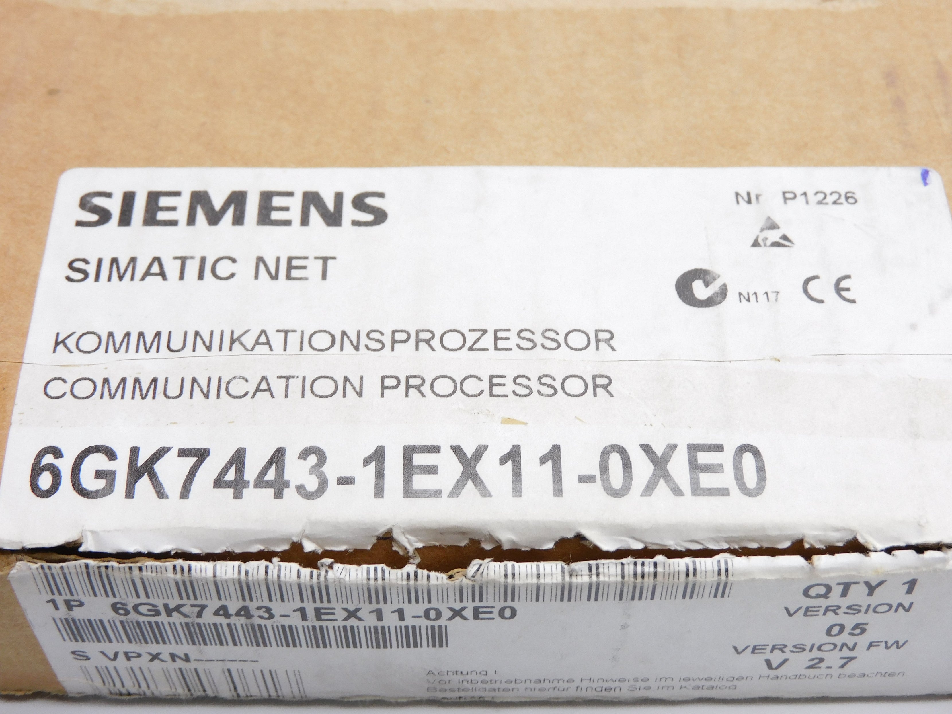 SIEMENS 6GK7443-1EX11-0XE0 NSMP