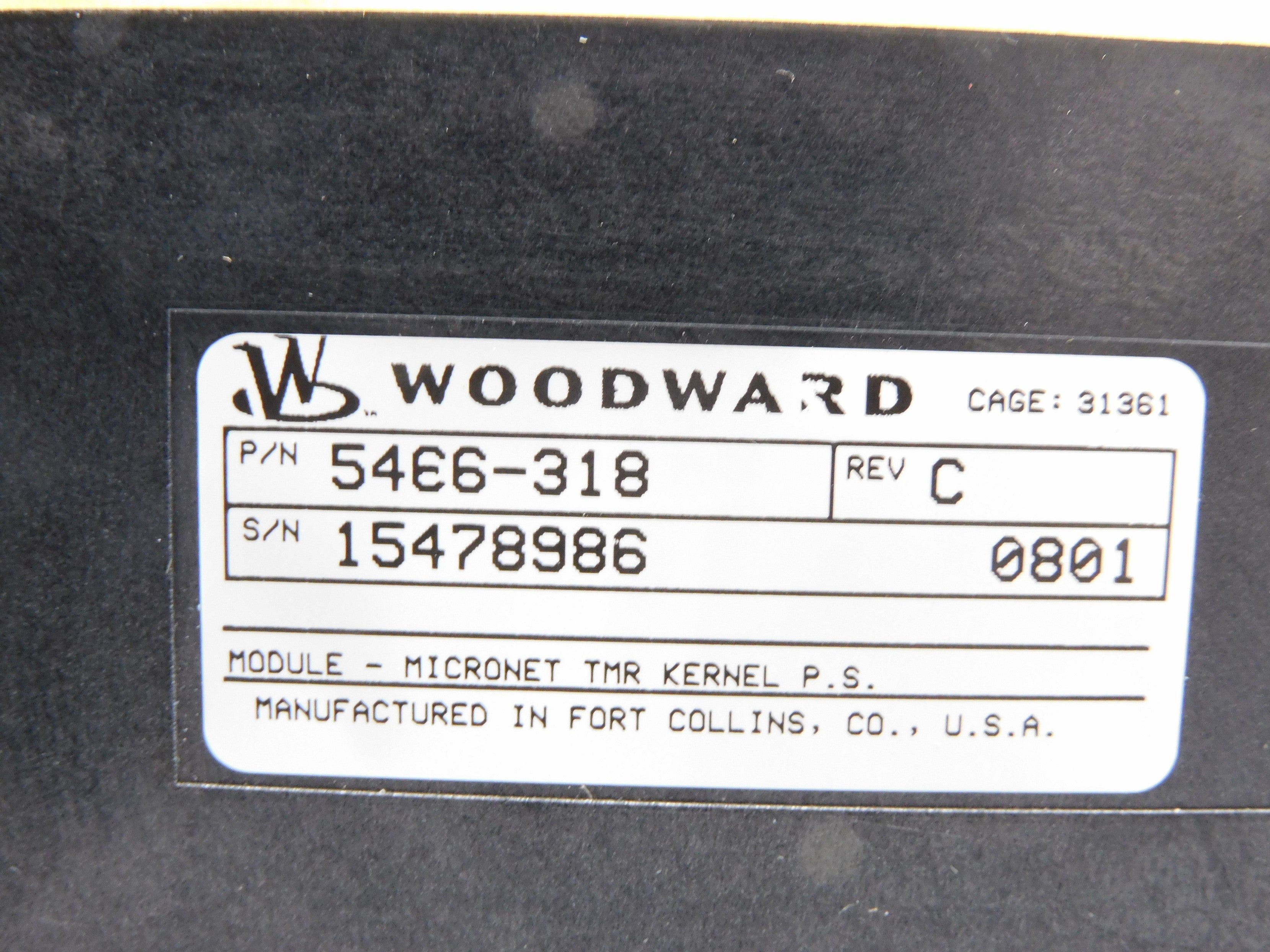 WOODWARD 5466-318 NSNP