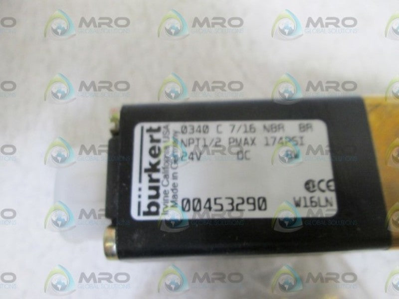 BURKERT VALVE 453290F  NSMP