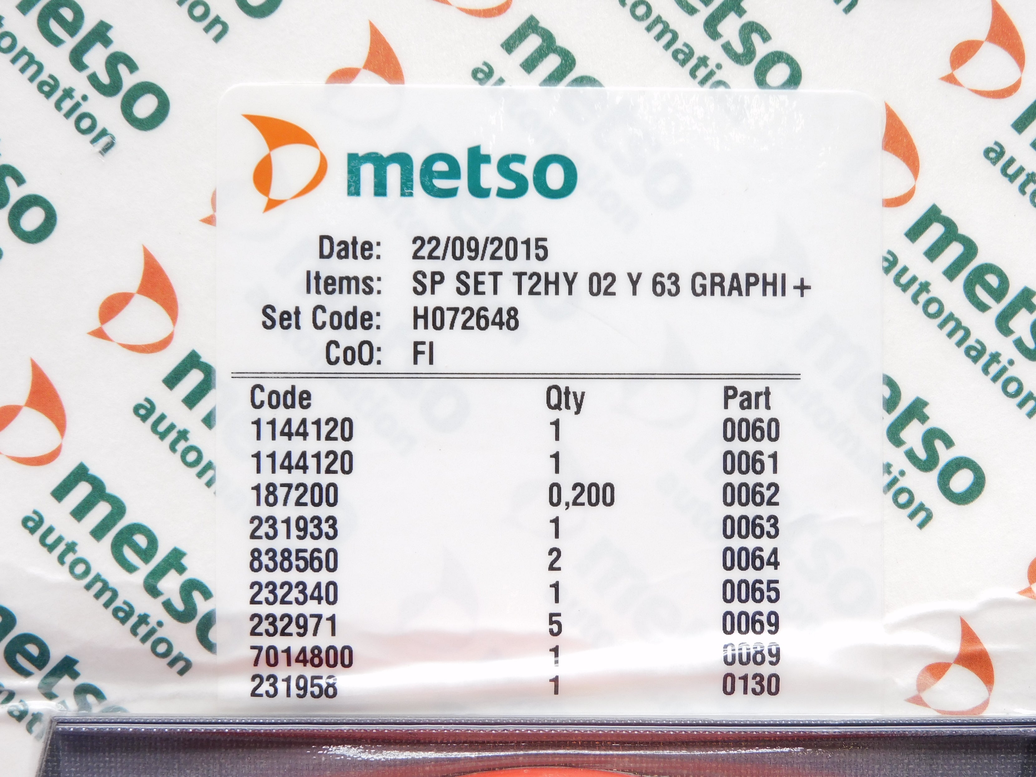 METSO H072648 NSMP