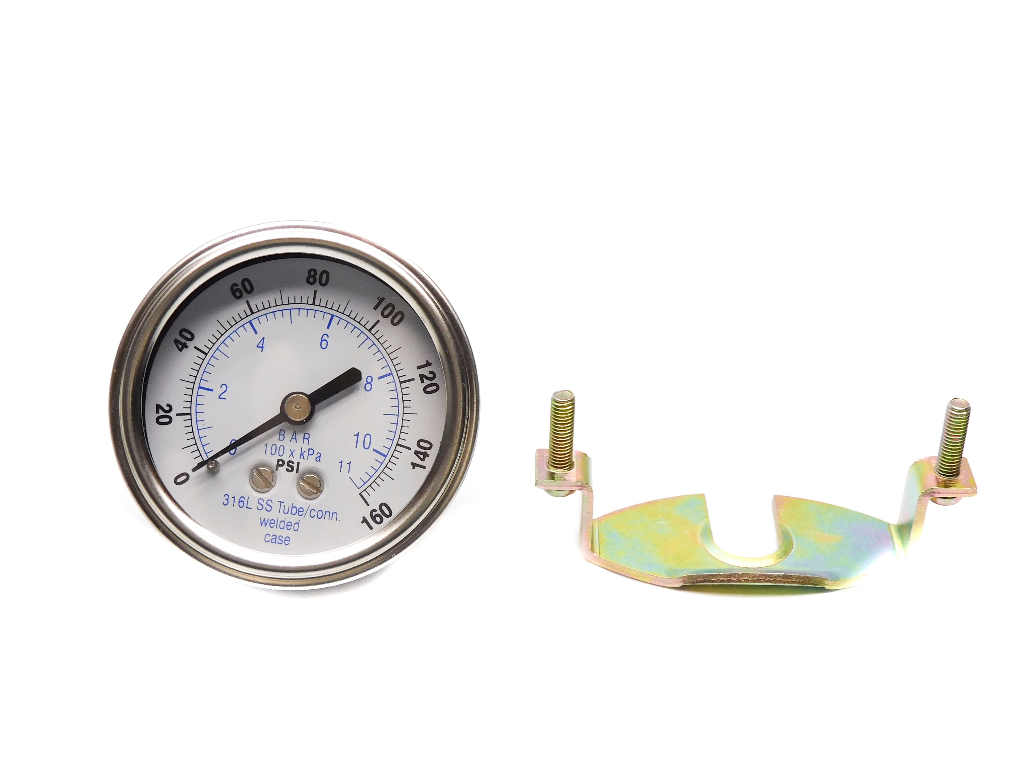 GAUGE 302DFW-254F 0-160PSI NSMP