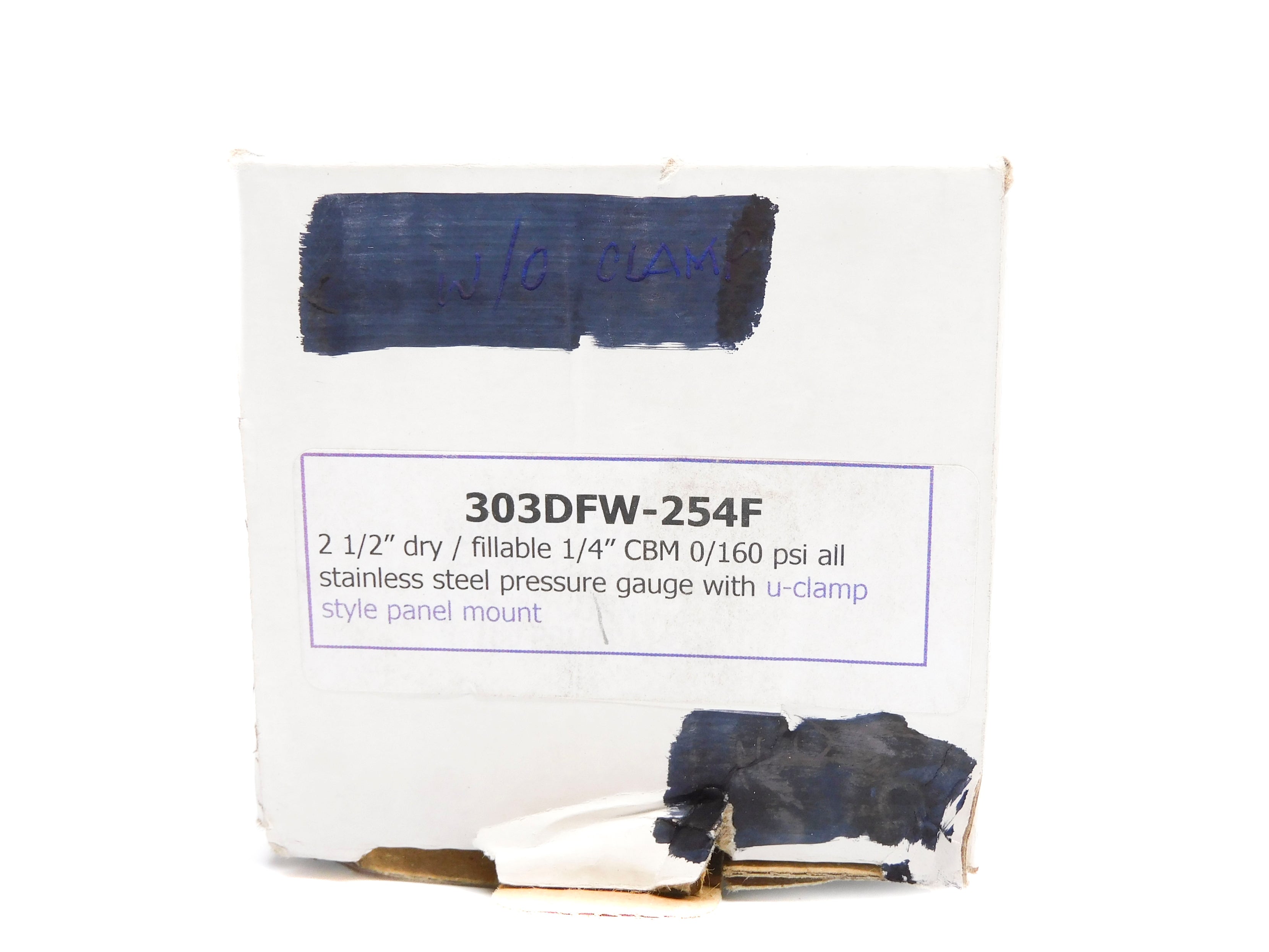 GAUGE 303DFW-254F 0-160PSI (AS PICTURED) NSMP