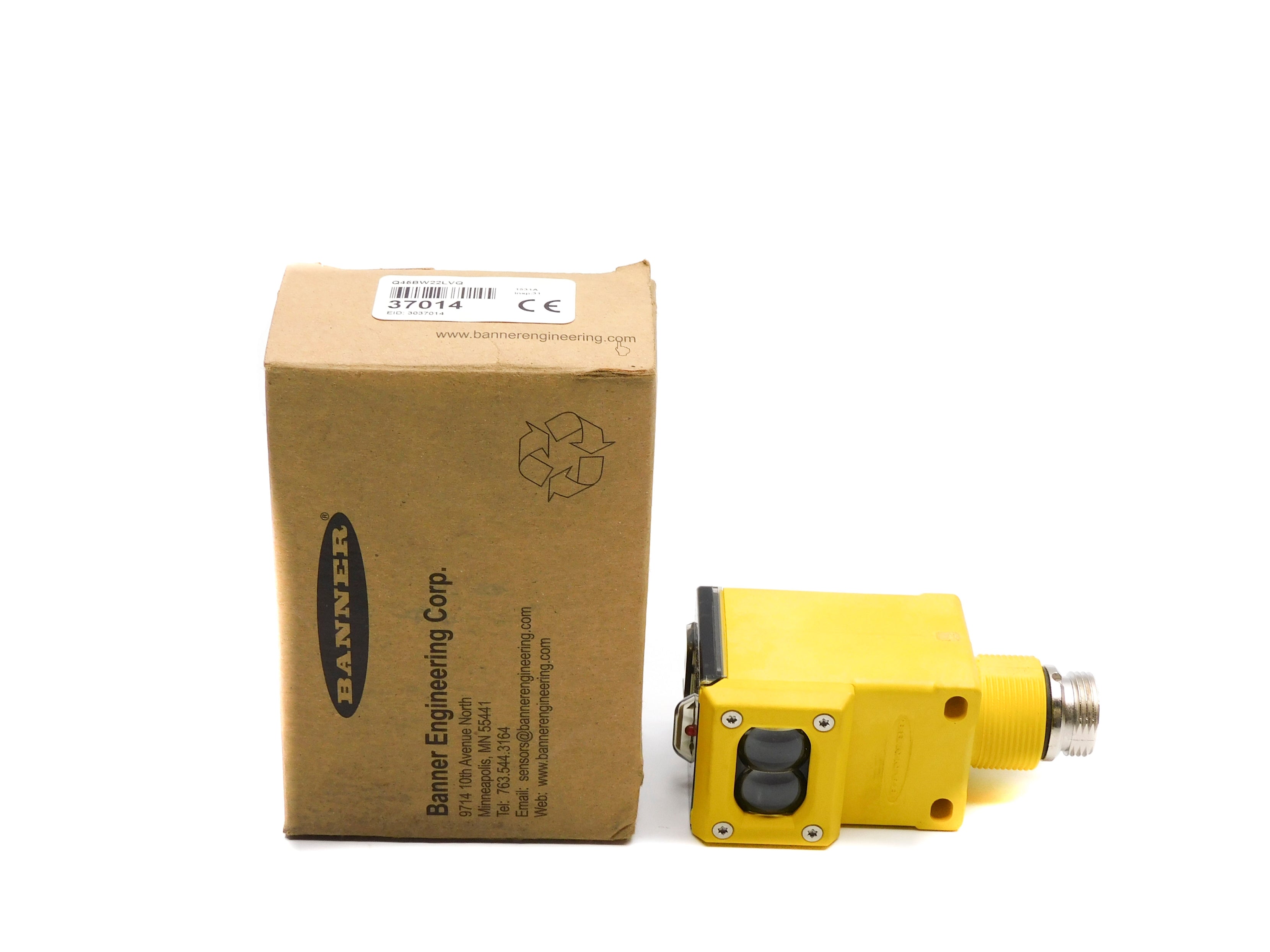 BANNER ENGINEERING Q45BW22LVQ 37014 90-250VAC NSMP