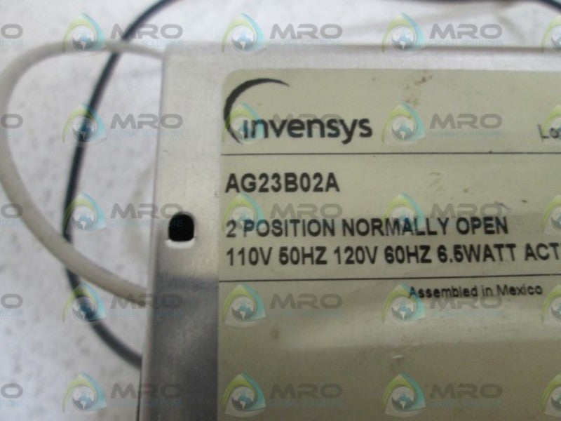 INVENSYS ACTUATOR AG23B02A UNMP