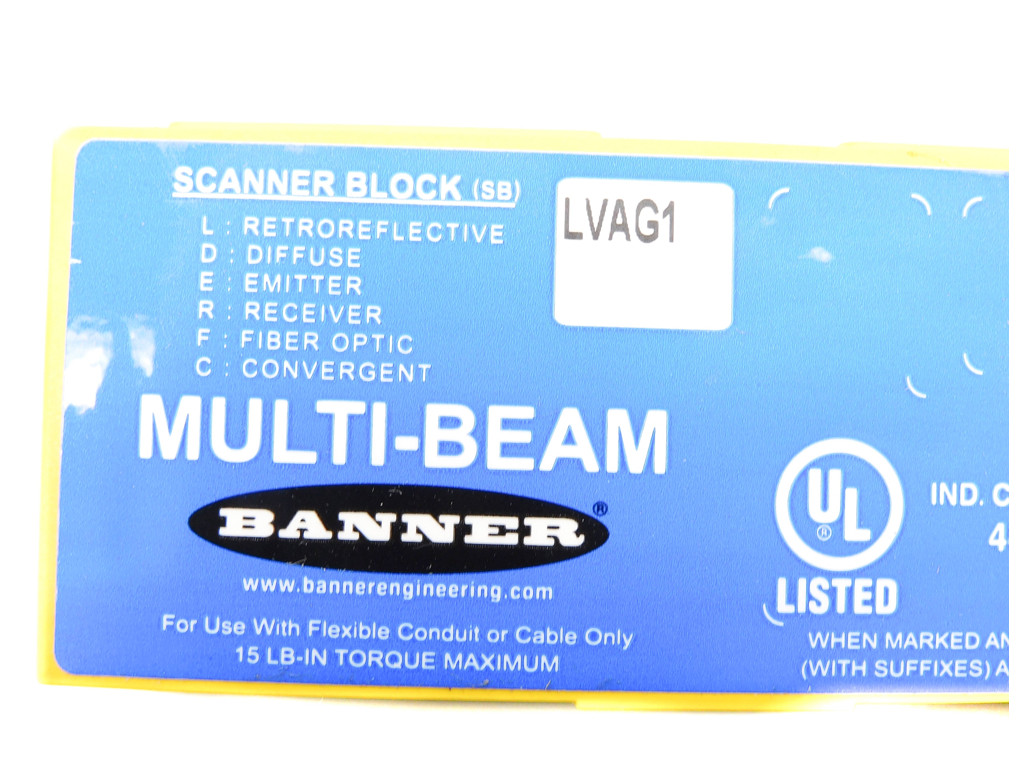 BANNER ENGINEERING SBLVAG1 19061 NSMP