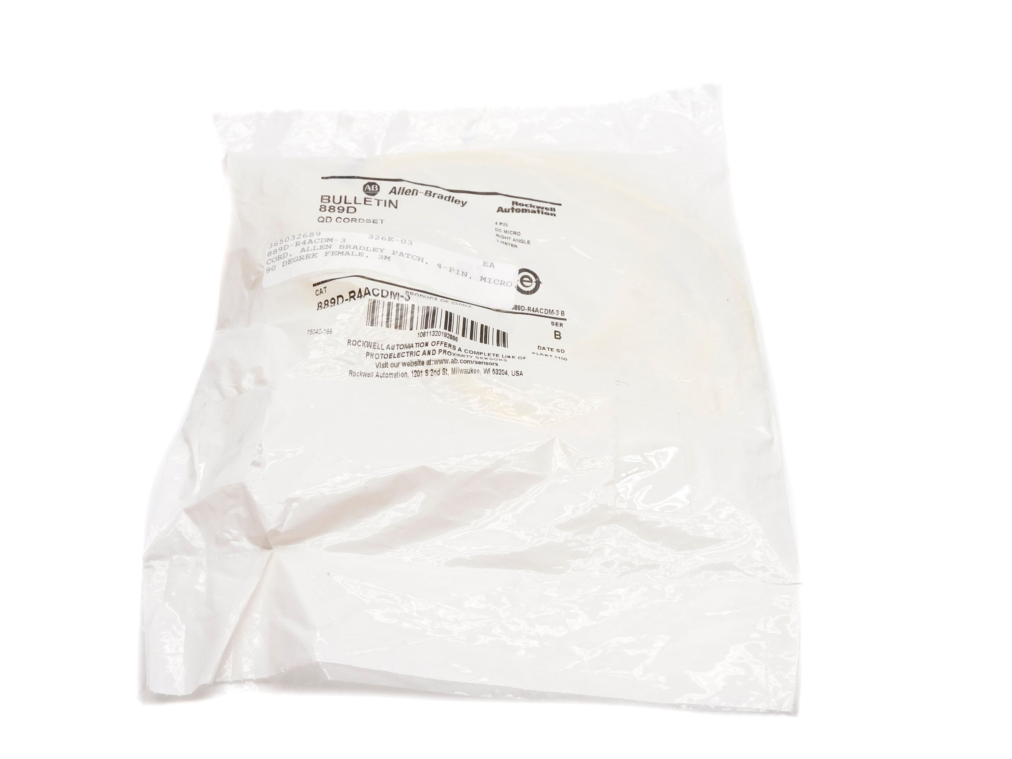 ALLEN BRADLEY 889D-R4ACDM-3 SER. B NSMP