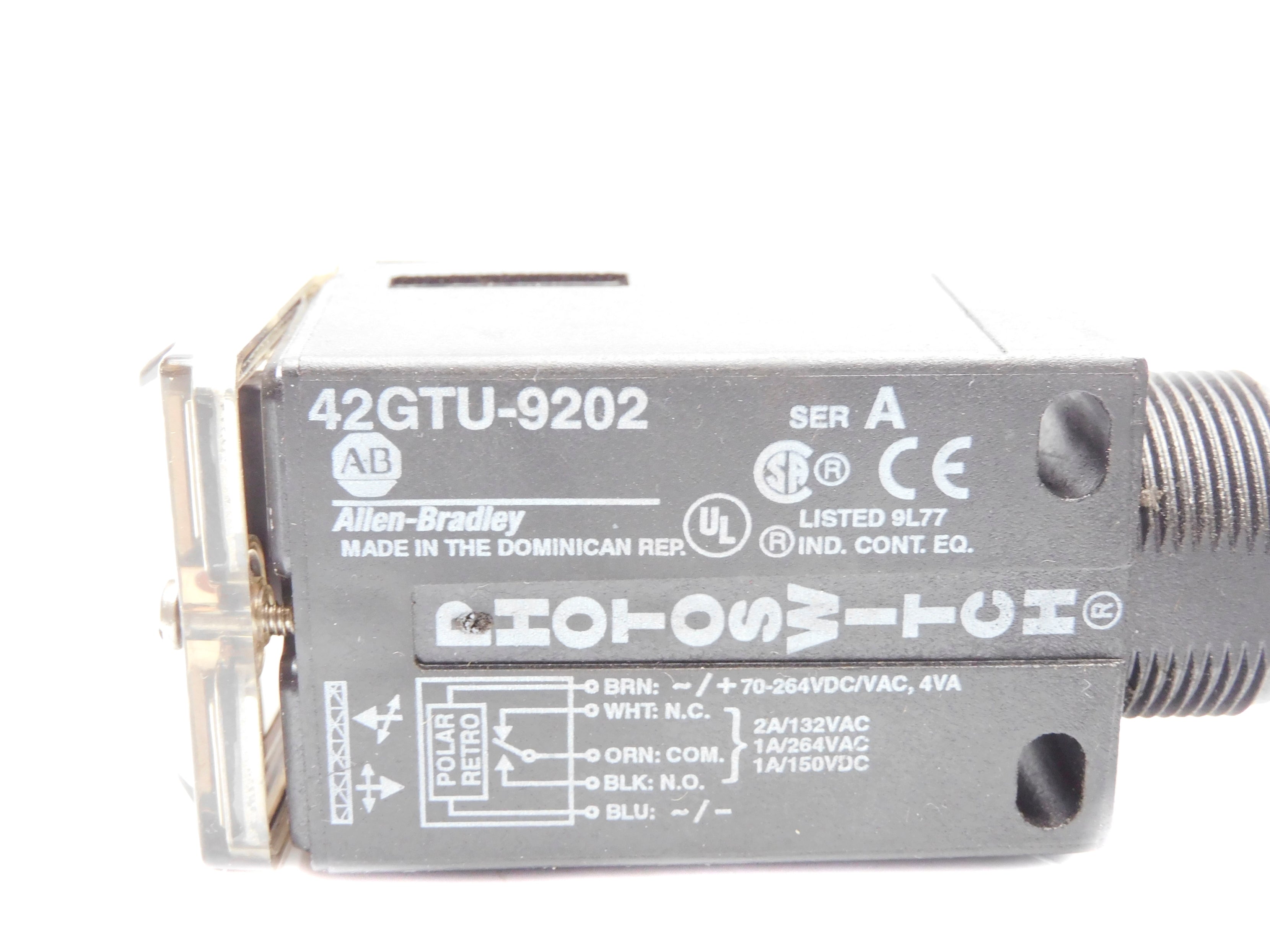 INDUSTRIAL SPARE PART 42GTU-9202 SER. A 70-264VDC/AC 1A UNMP