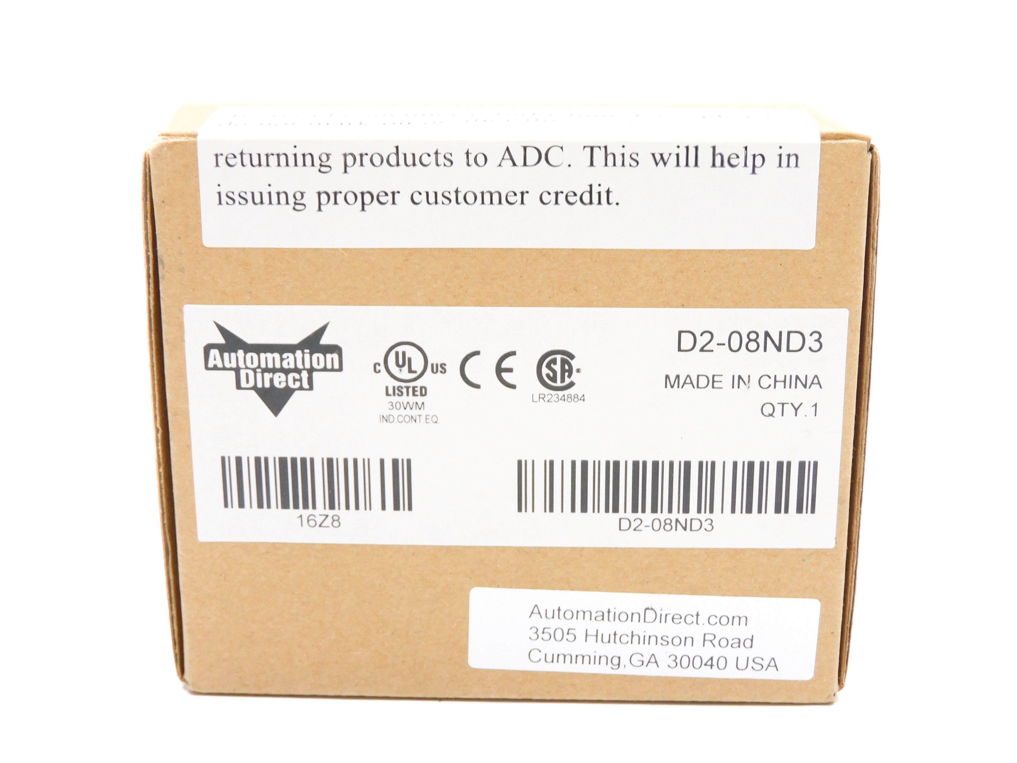 AUTOMATION DIRECT D2-08ND3 NSFS