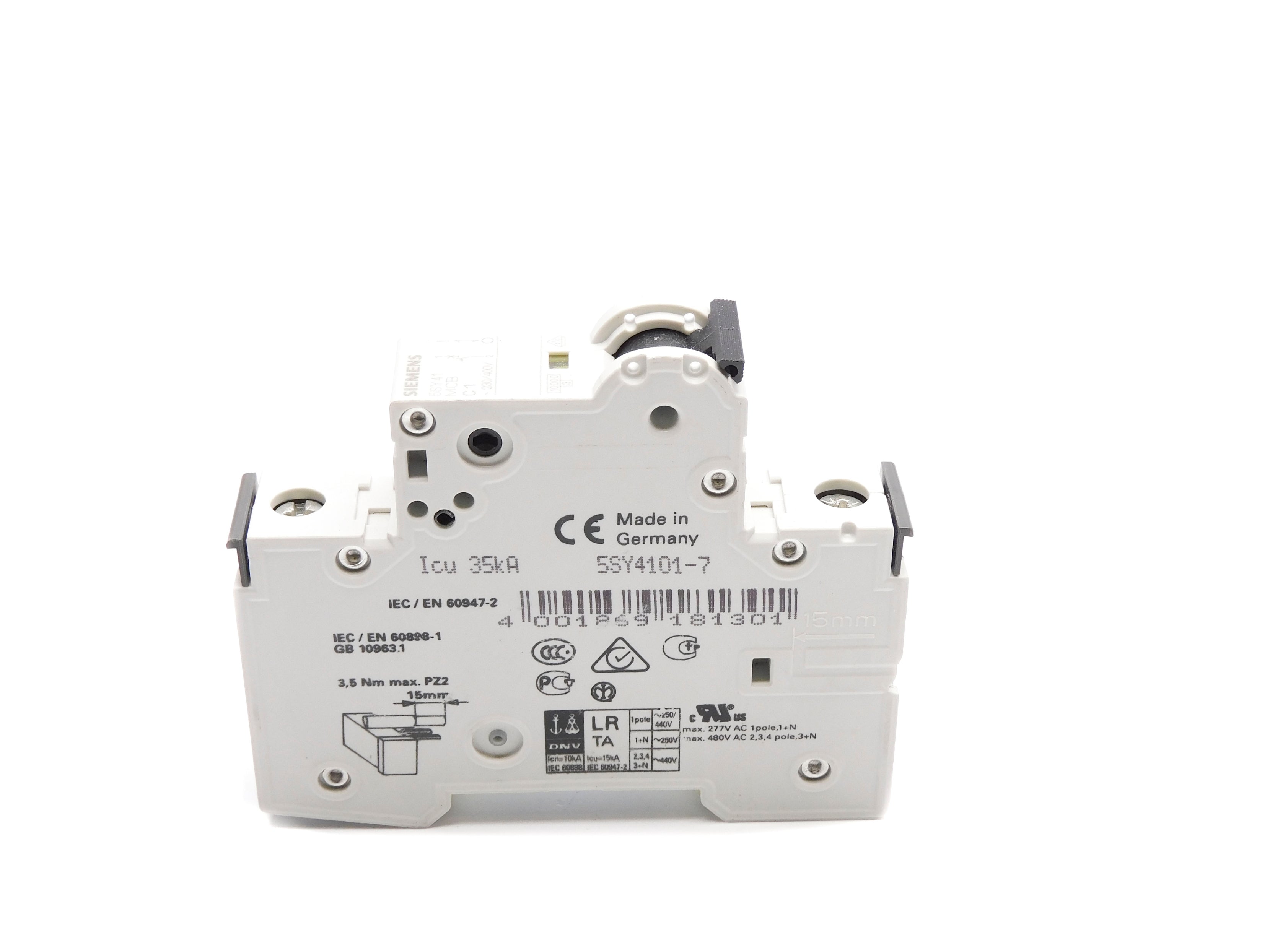 SIEMENS 5SY4101-7 230/400V 1A NSNP