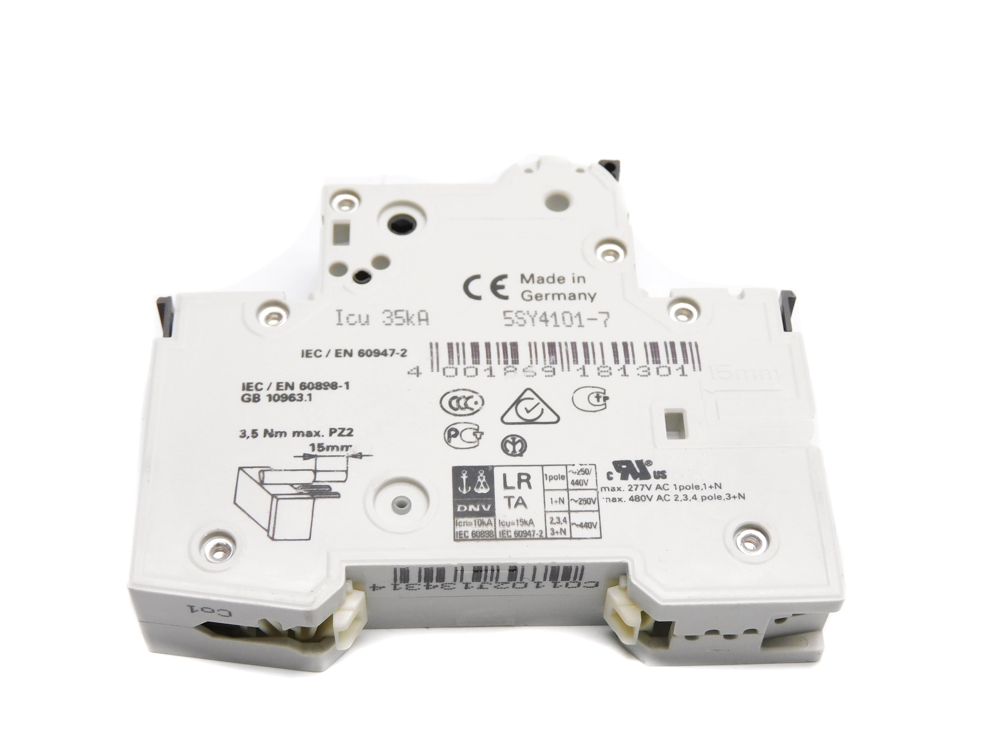 SIEMENS 5SY4101-7 230/400V 1A NSNP