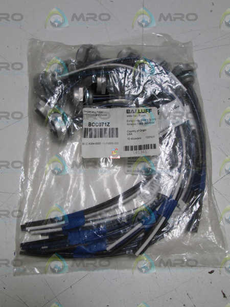LOT OF 10 BALLUFF CONNECTOR BCC071Z (OPEN BAG)NSNP IN BAG
