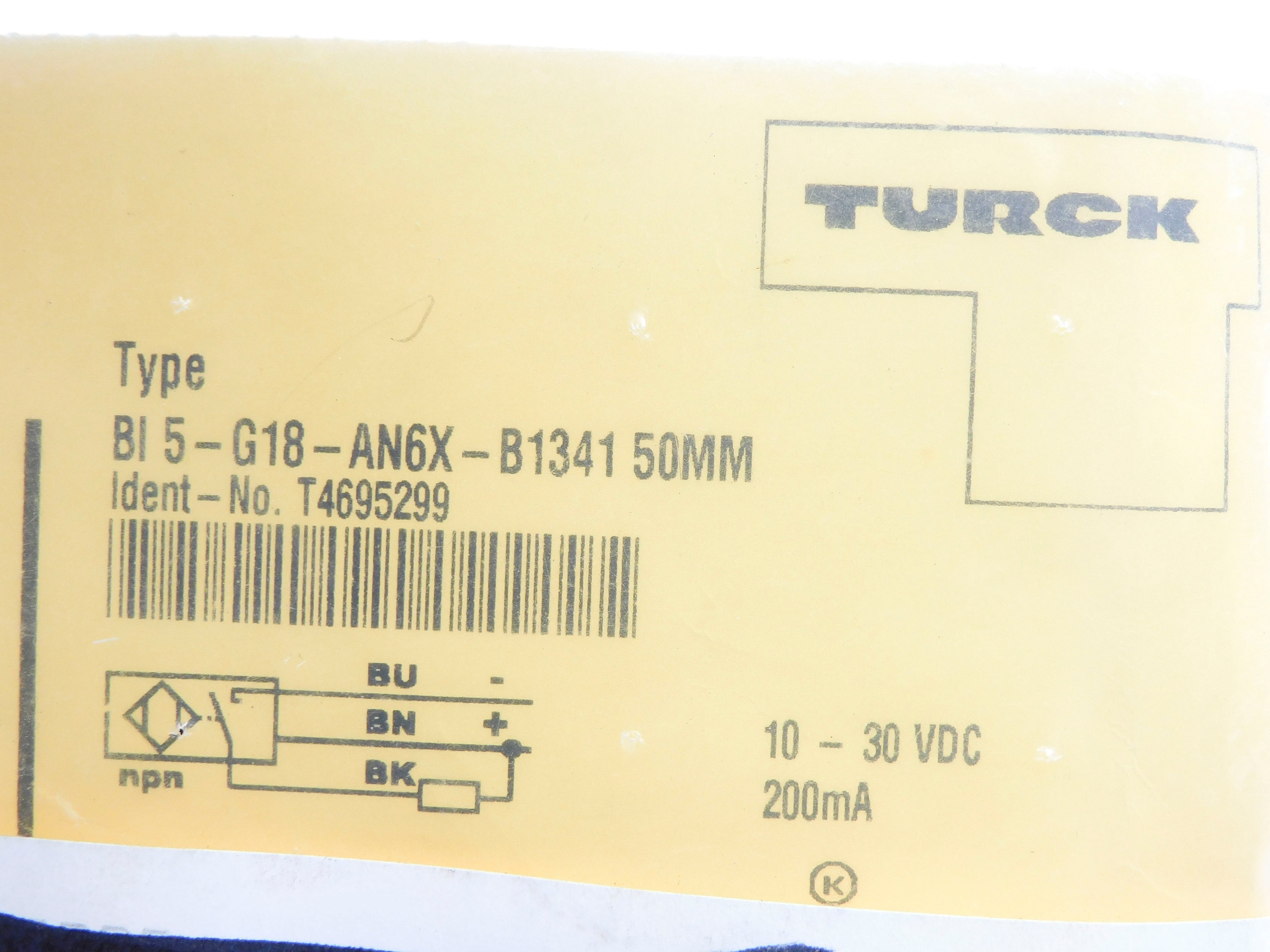 TURCK BI5-G18-AN6X-B1341 50MM NSMP