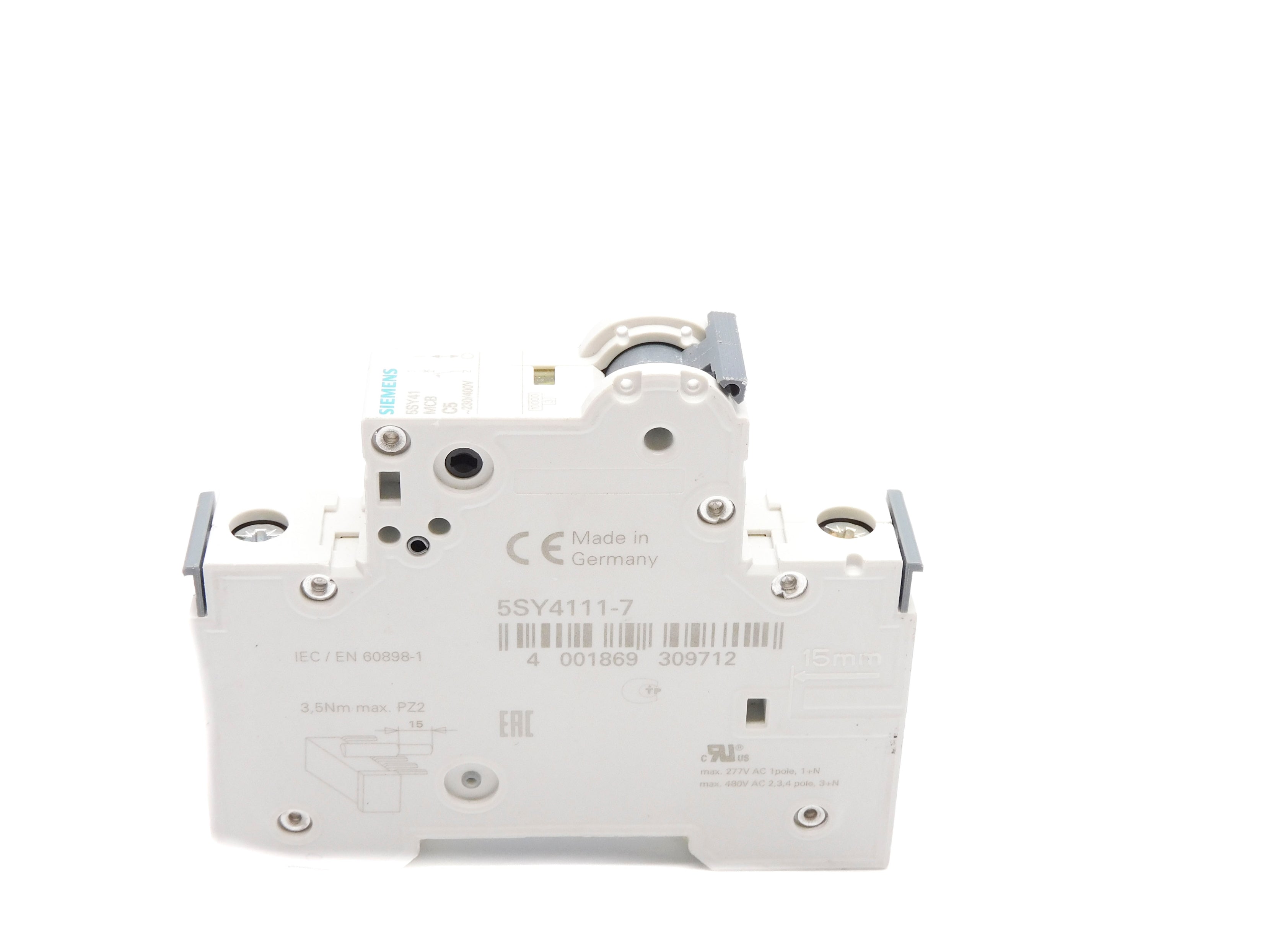 SIEMENS 5SY4111-7 5A 230/400V NSNP