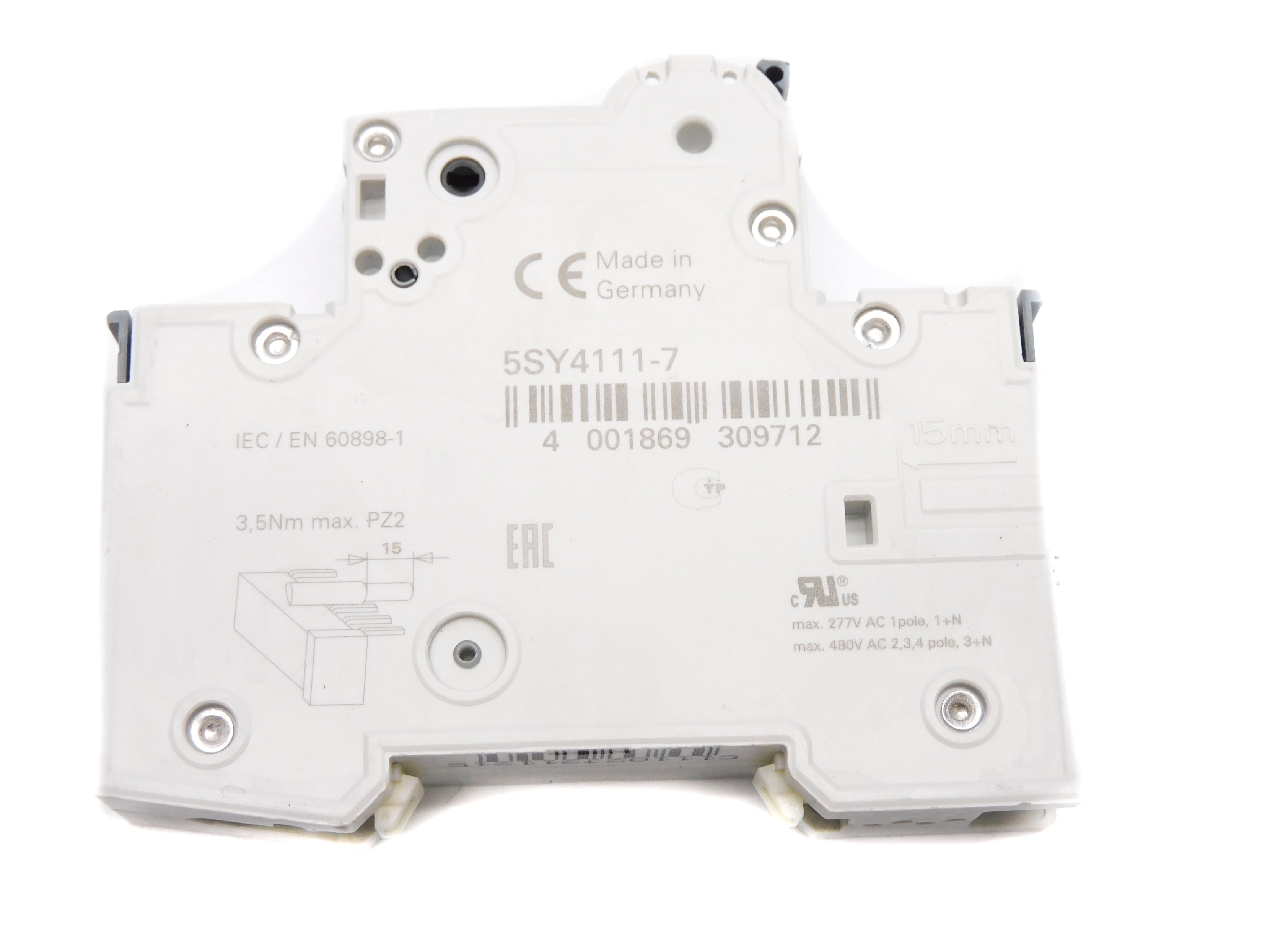 SIEMENS 5SY4111-7 5A 230/400V NSNP