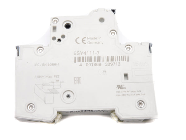 SIEMENS 5SY4111-7 5A 230/400V NSNP