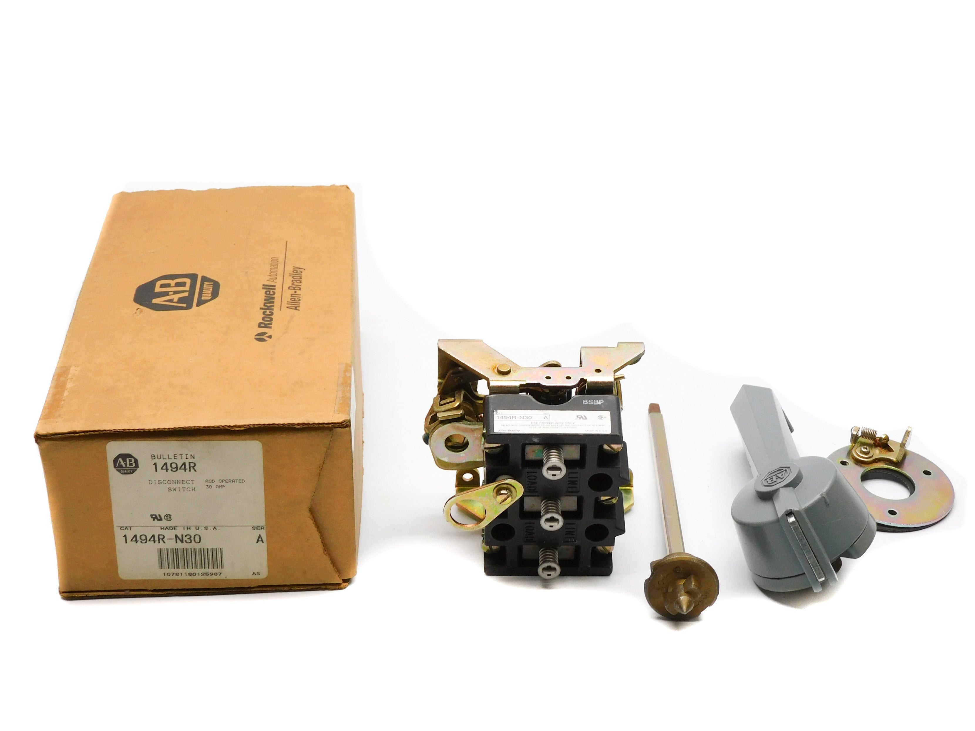 ALLEN BRADLEY 1494R-N30 SER. A 575V 30A (BR/WH) NSMP