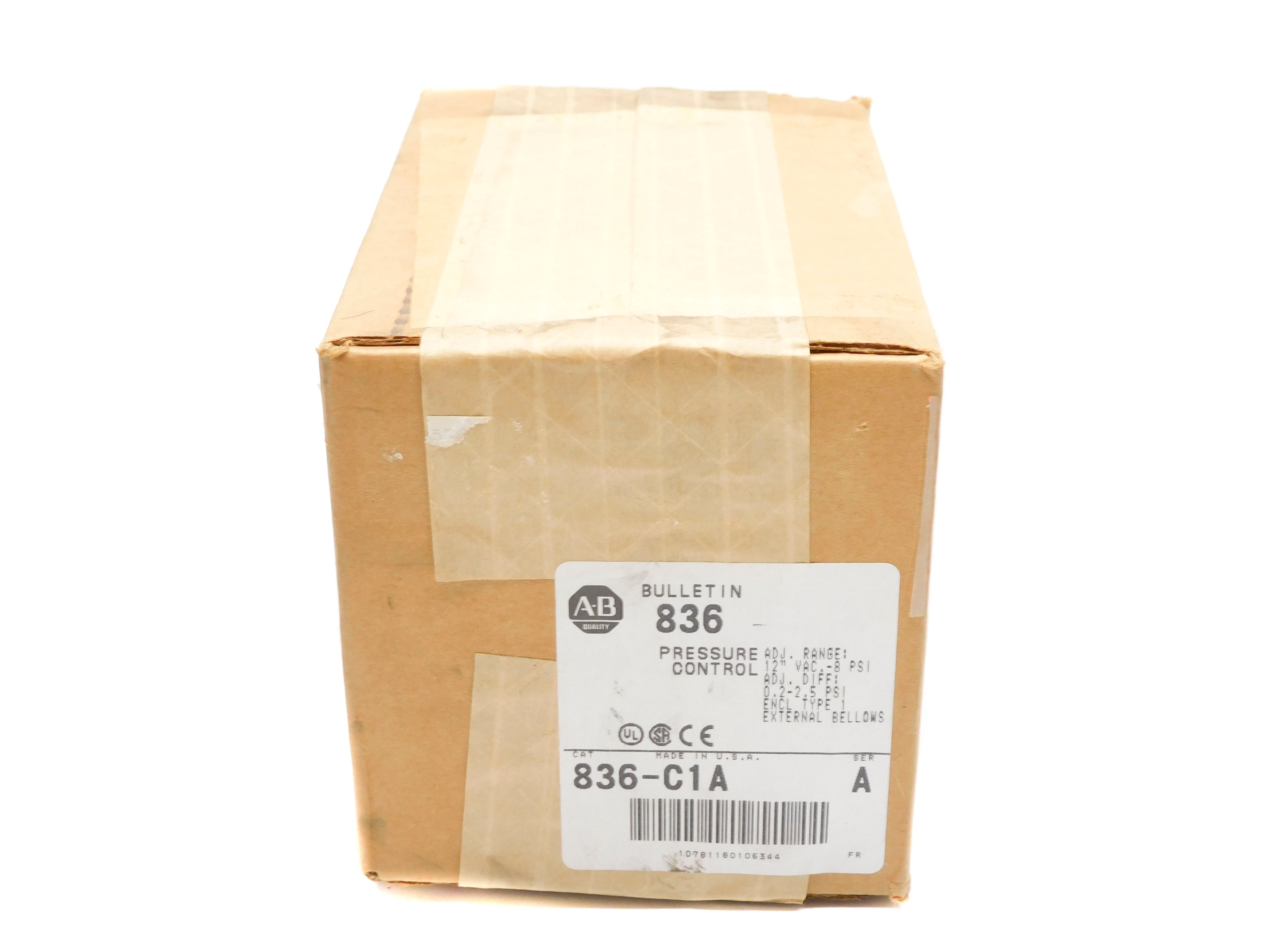 INDUSTRIAL SPARE PART 836-C1A SER. A 8PSI (BR/WH) NSFS
