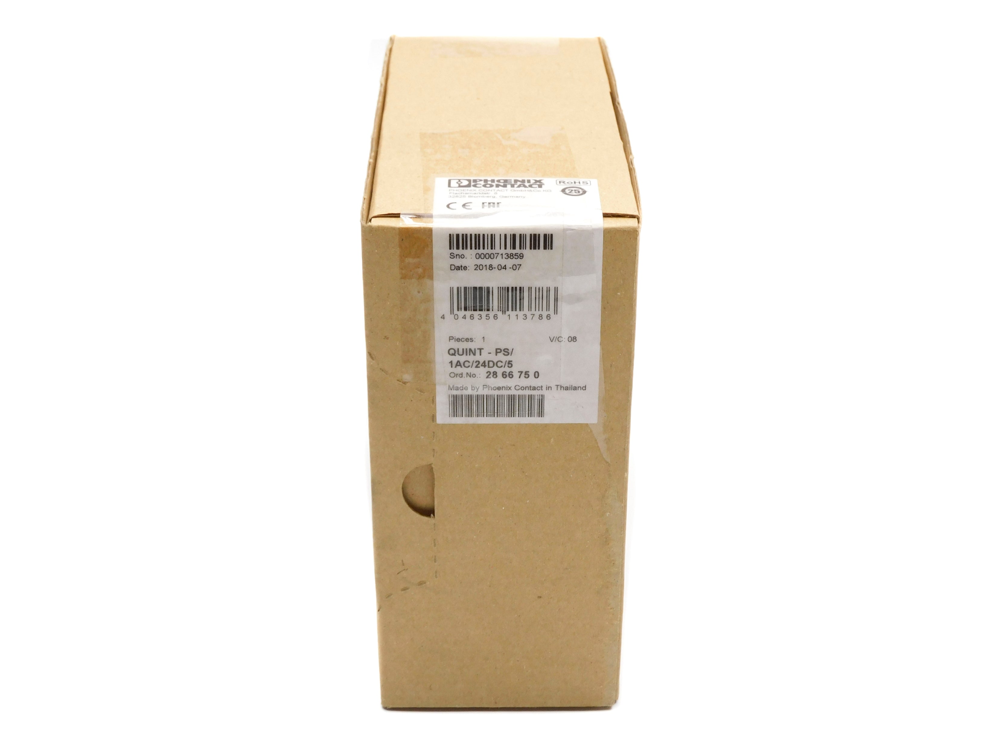 PHOENIX CONTACT QUINT-PS/1AC/24DC/5 2866750 NSFS