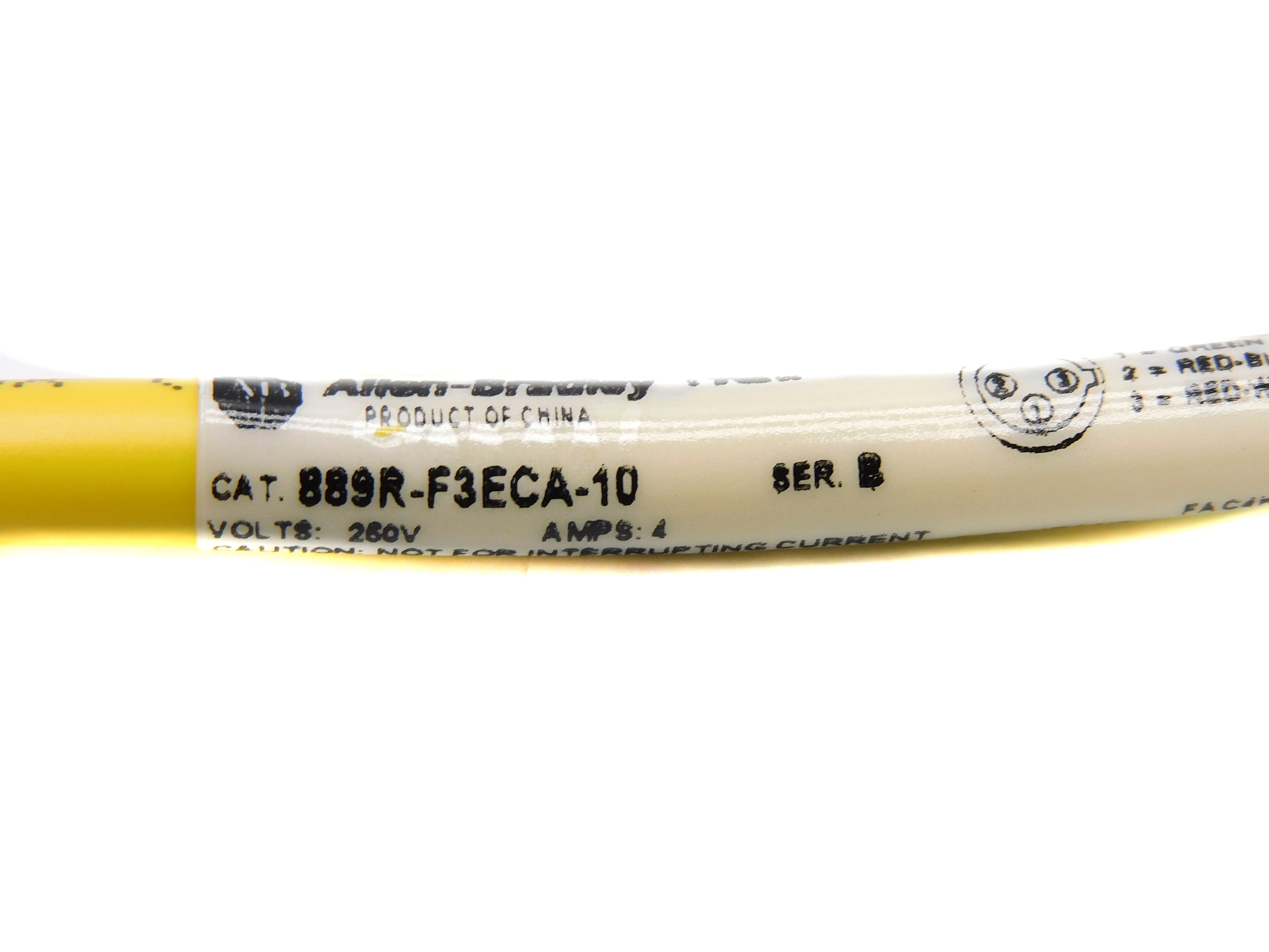 INDUSTRIAL SPARE PART 889R-F3ECA-10 SER. B 250V 4A (BR/WH) NSMP