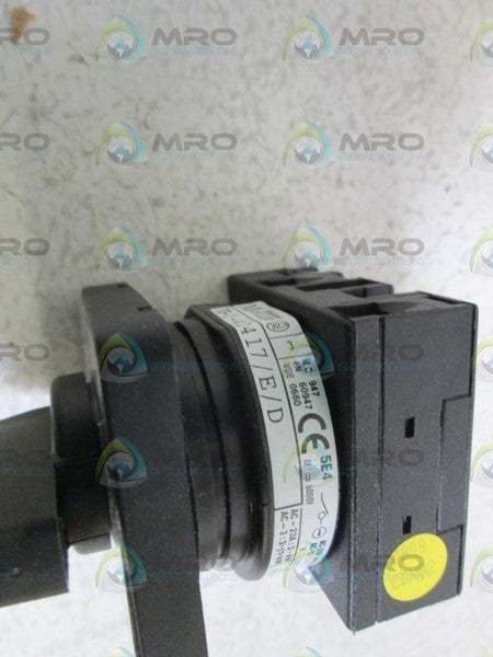 MOELLER HANDLE SWITCH T0-1-42417/E/D NSNP