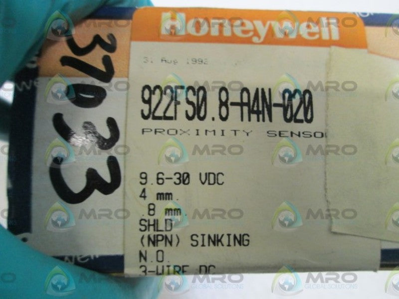 HONEYWELL PROX. SENSOR 922FS0.8-A4N-020 NSMP