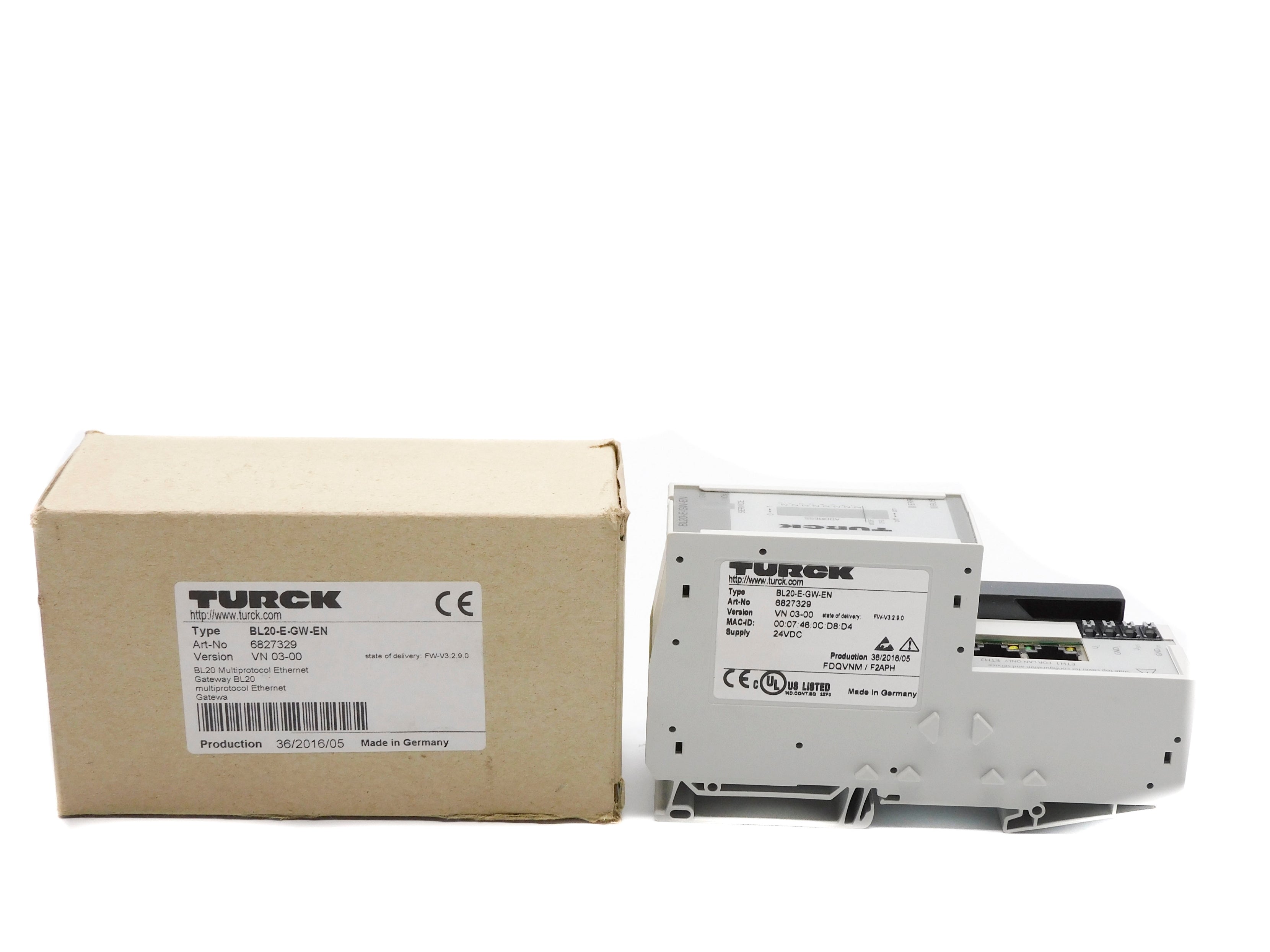 TURCK BL20-E-GW-EN 6827329 24VDC NSMP