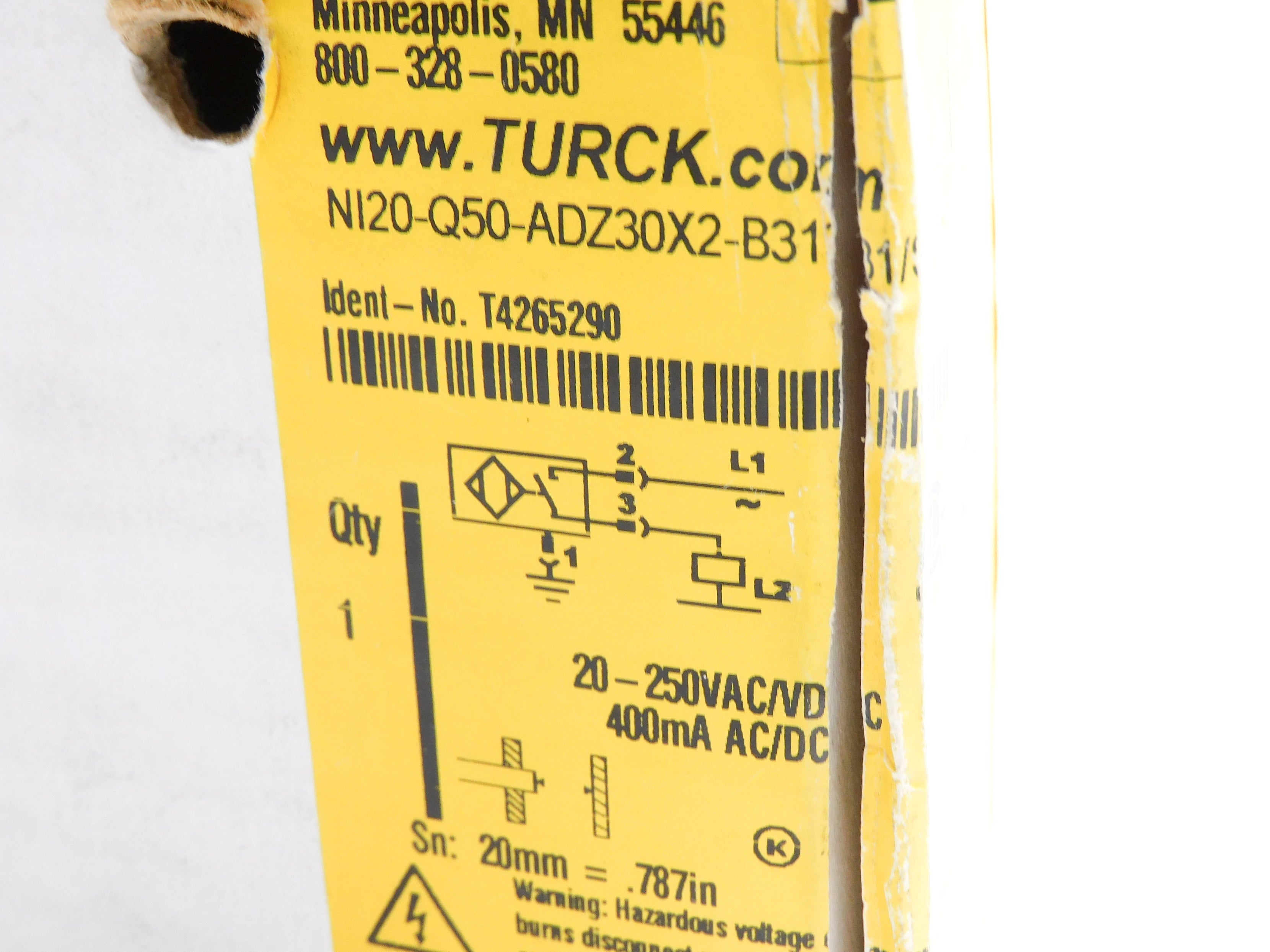 TURCK NI20-Q50-ADZ30X2-B3131/S34 NSMP