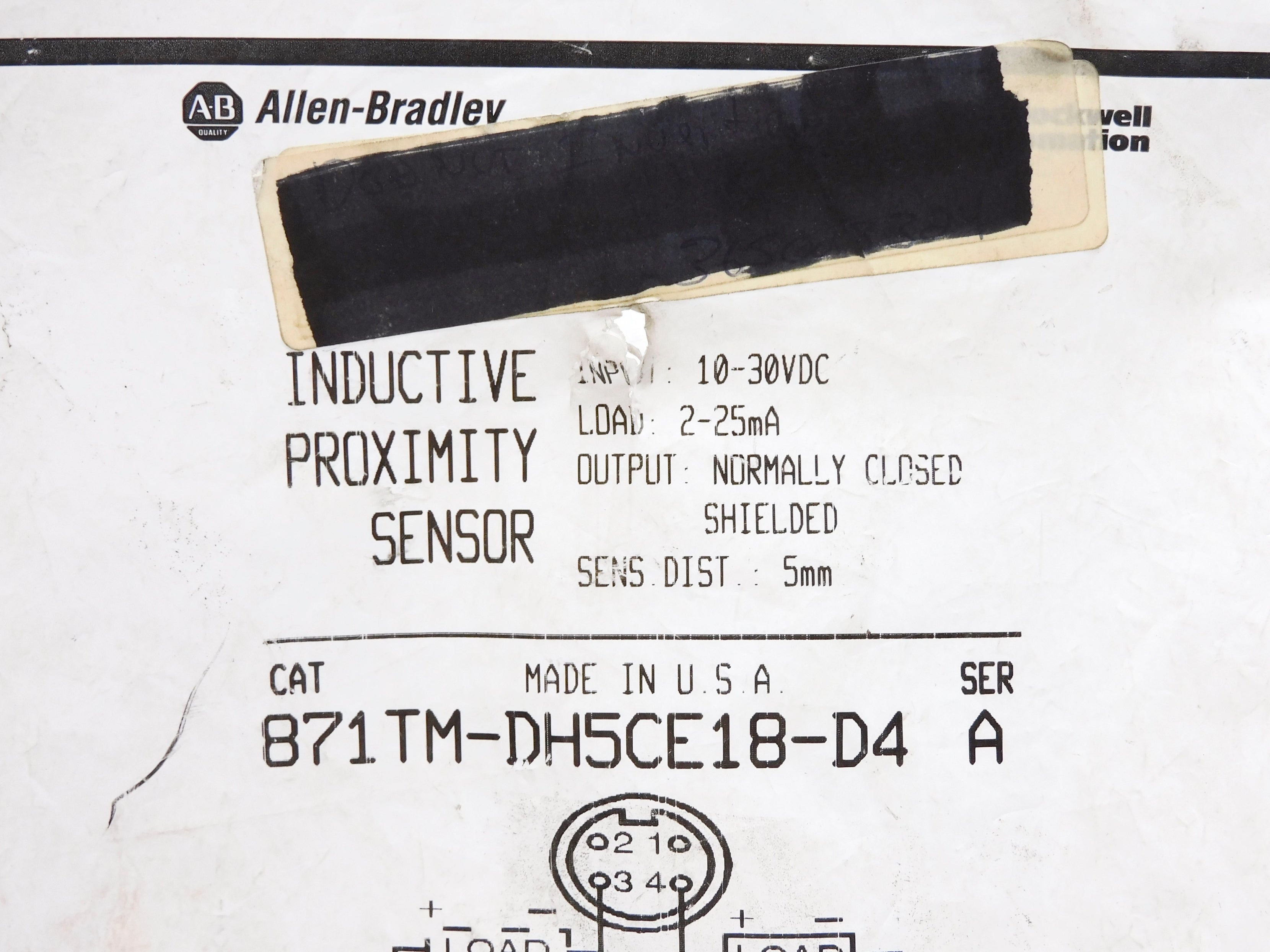 INDUSTRIAL SPARE PART 871TM-DH5CE18-D4 SER. A NSMP