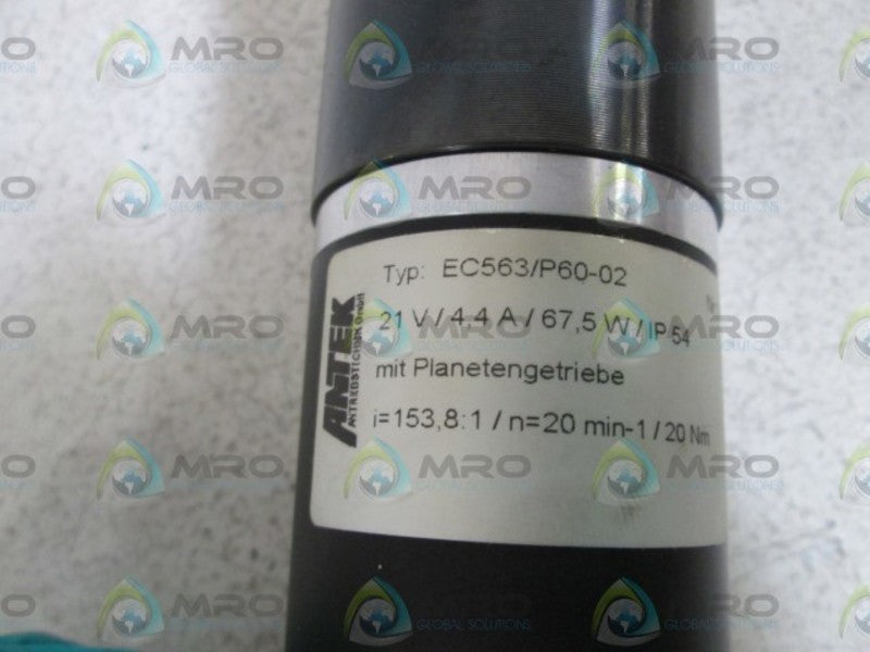 ANTEK GEAR MOTOR EC563/P60-02  NSNP