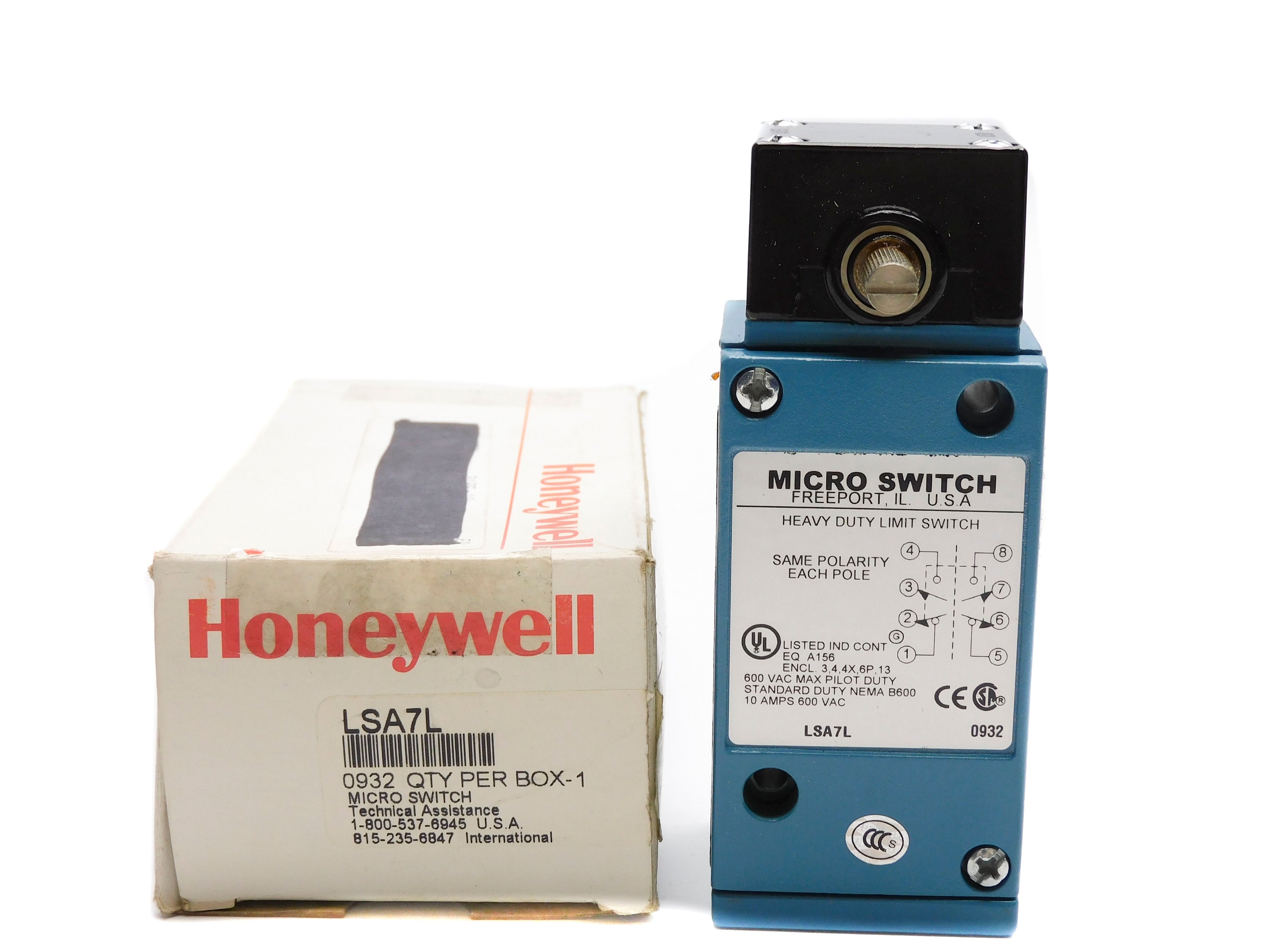 HONEYWELL LSA7L 600VAC 10A NSMP