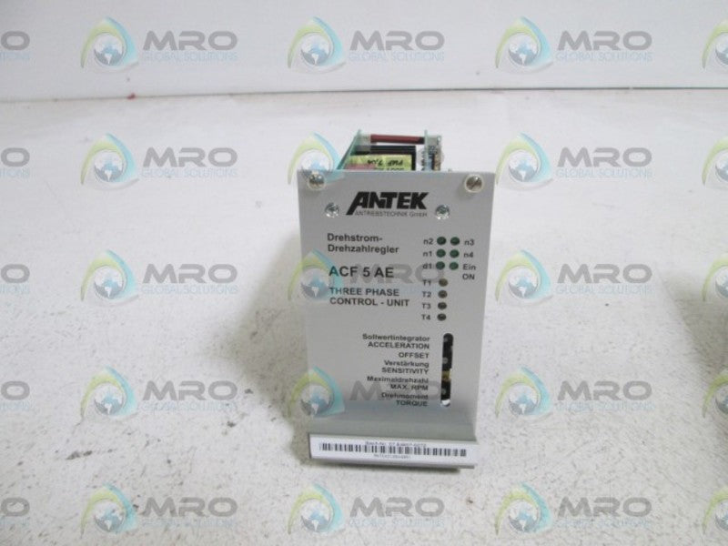 ANTEK CONTROL UNIT ACF5AE-02  NSMP
