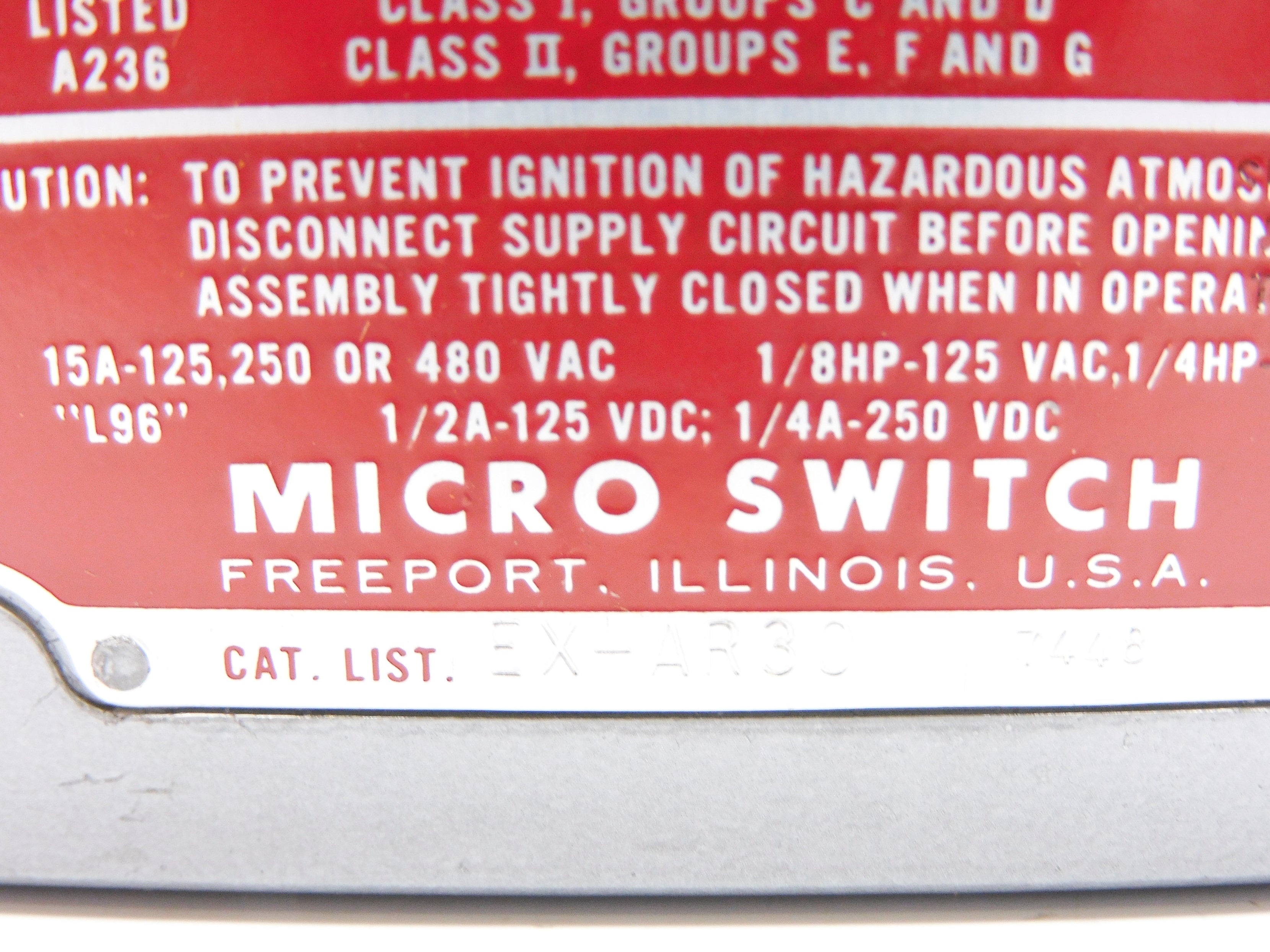 MICRO SWITCH EX-AR30 (GREY) NSNP