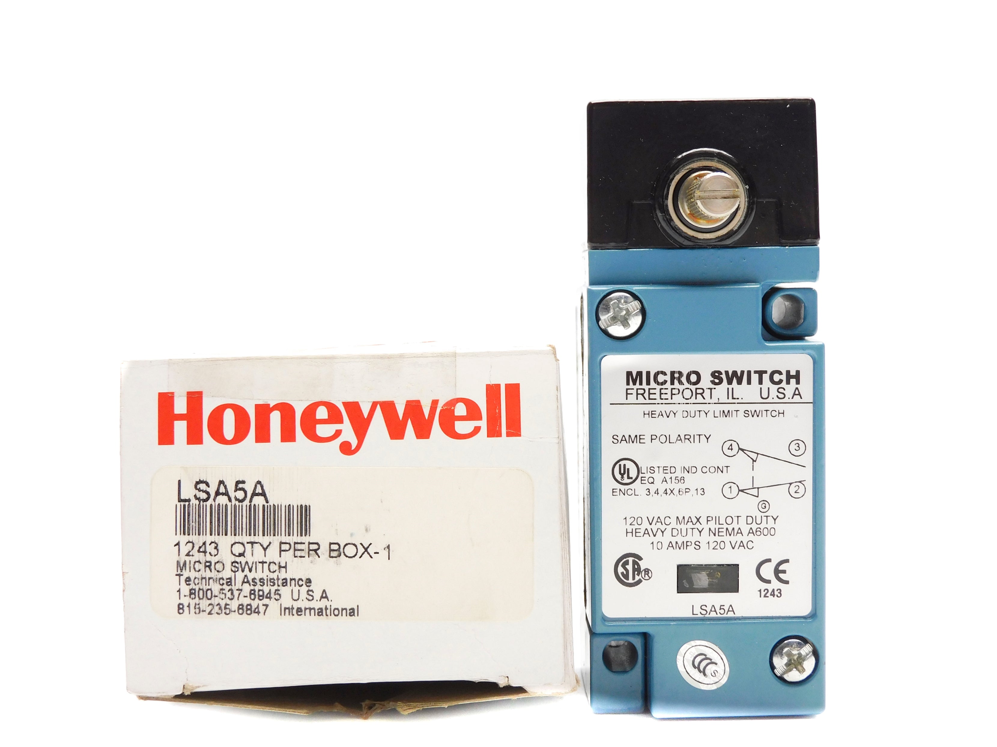 HONEYWELL LSA5A 120VAC 10A NSMP