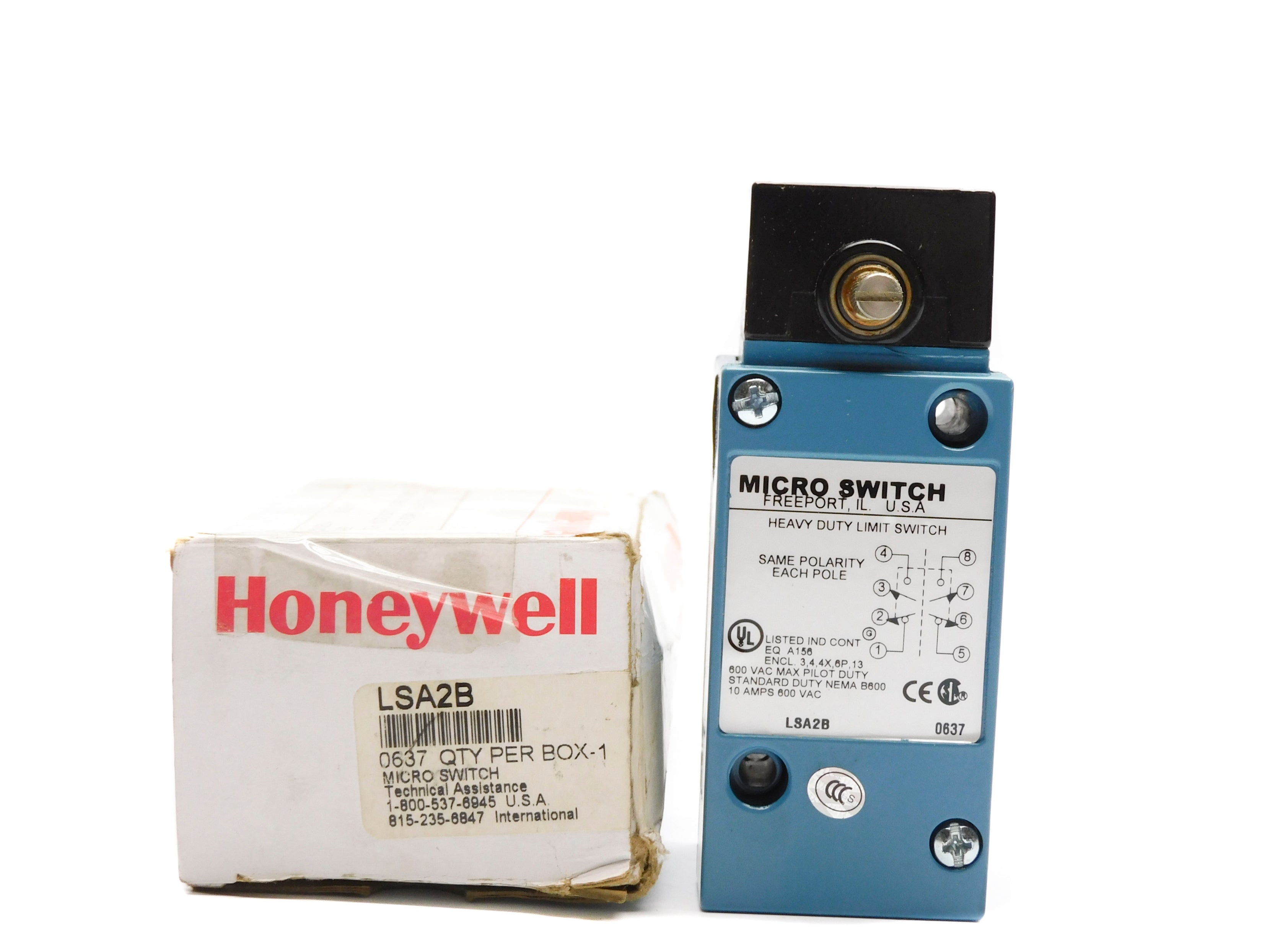 HONEYWELL LSA2B 600VAC 10A NSMP