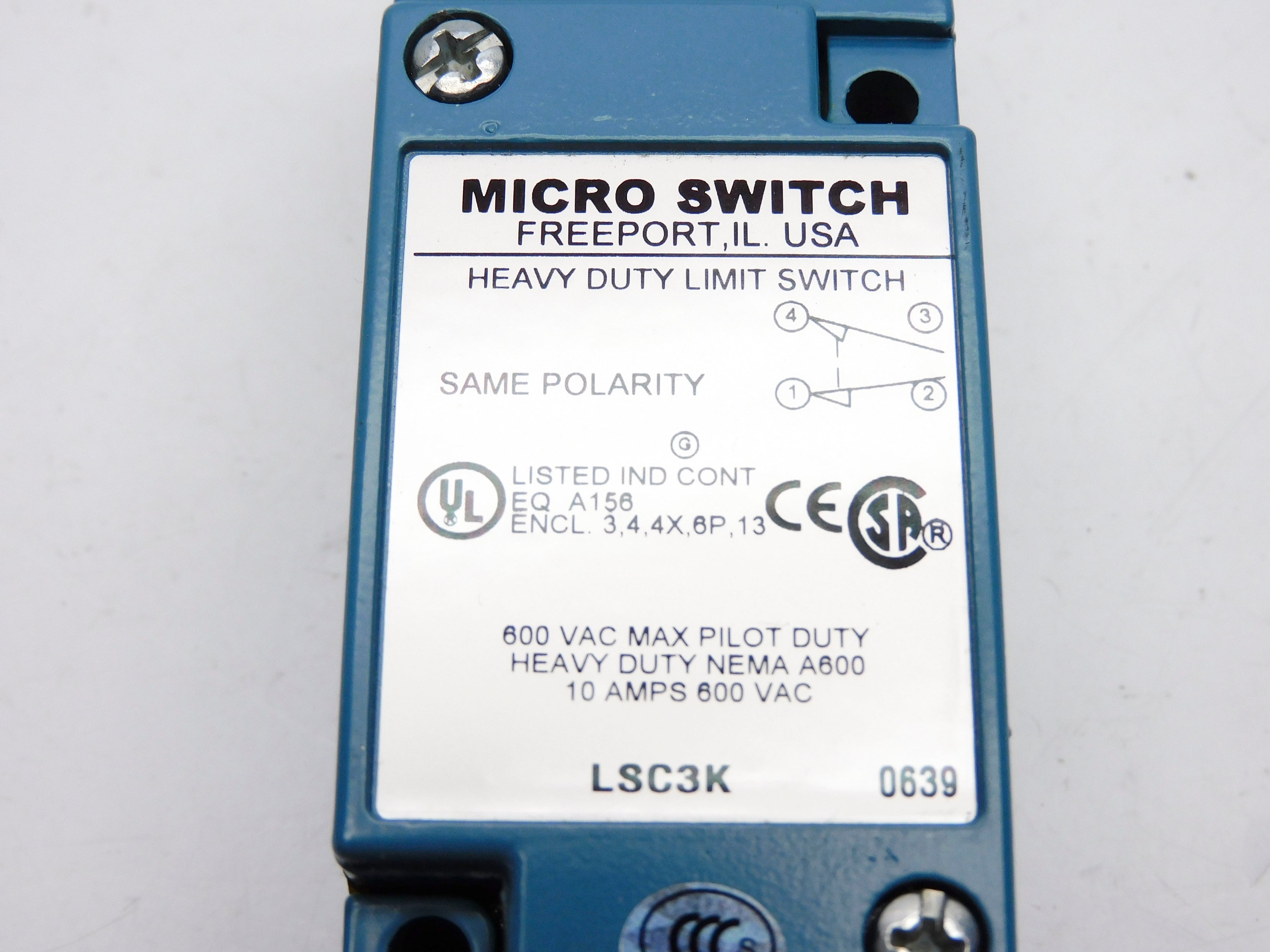 HONEYWELL LSC3K 600VAC 10A NSMP