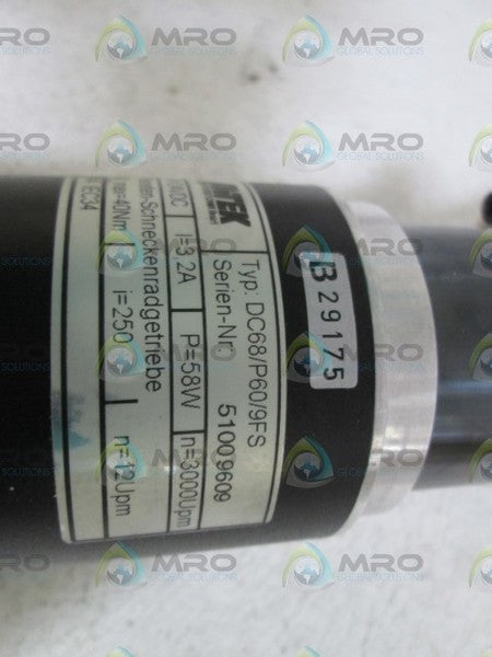 ANTEK GEAR MOTOR DC68/P60/9FS  NSNP