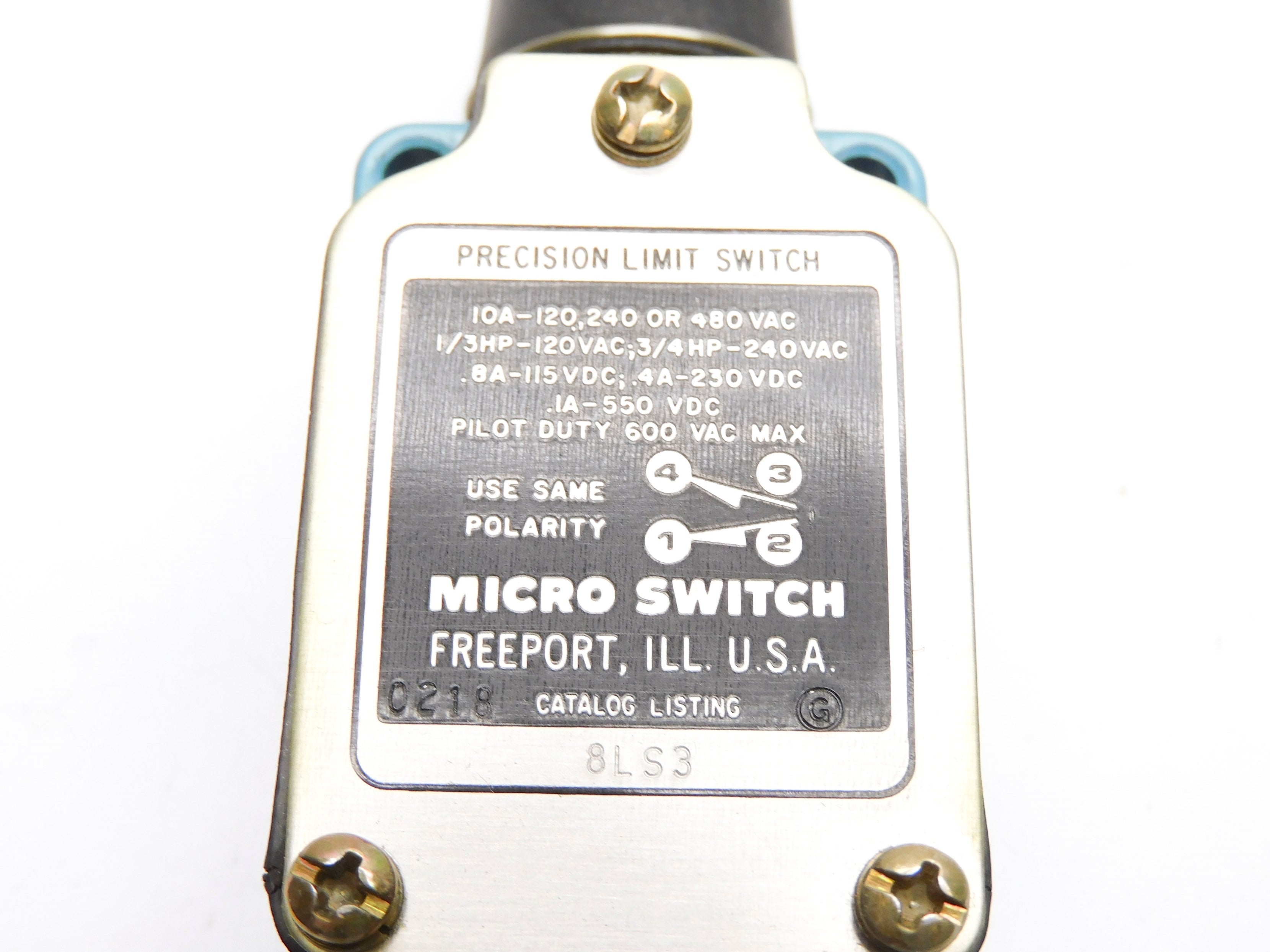 MICRO SWITCH 8LS3 600VAC NSMP