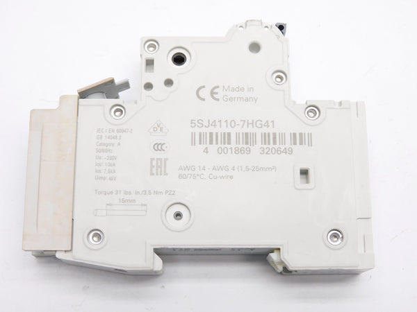 SIEMENS 5SJ4110-7HG41 10A 230V NSNP