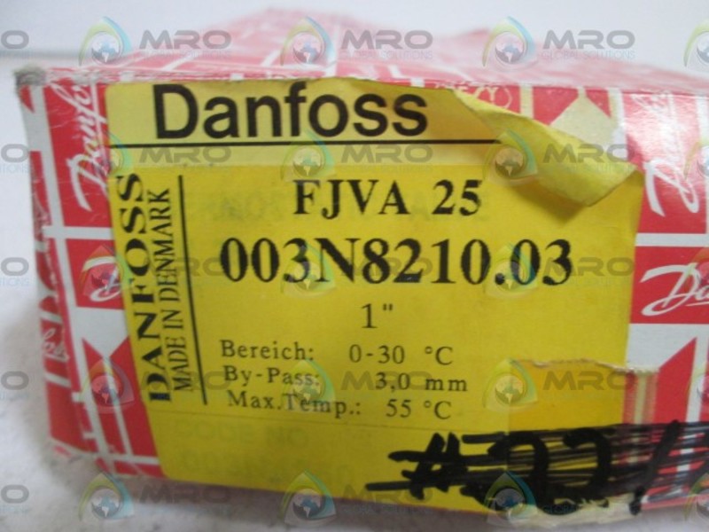 DANFOSS THERMOSTATIC VALVE FJVA25  NSMP