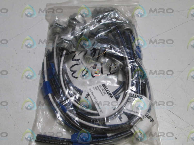 LOT OF 9 BALLUFF CONNECTOR BCC071Z (OPEN BAG) NSNP IN BAG