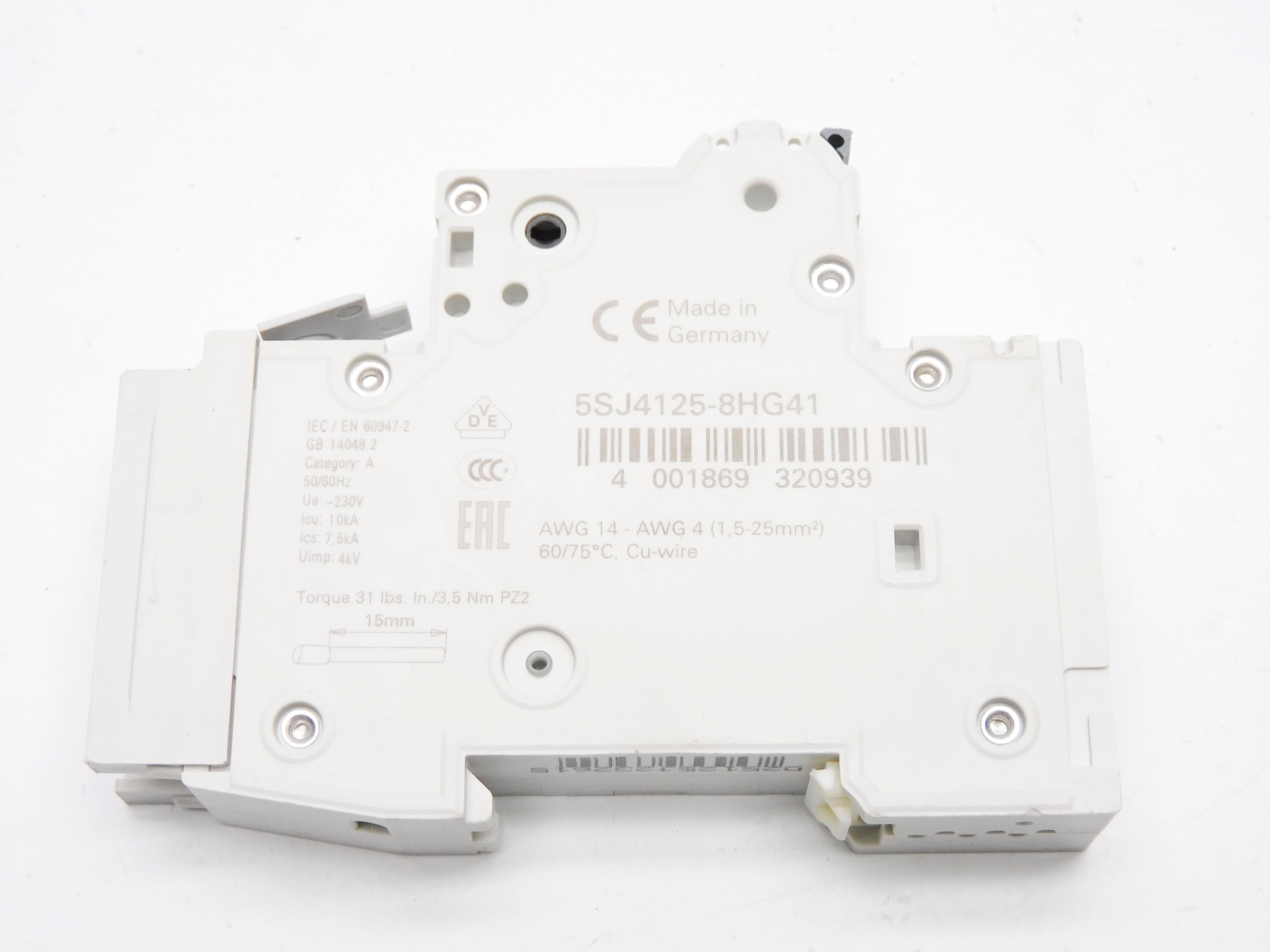 SIEMENS 5SJ4125-8HG41 25A 230V NSNP