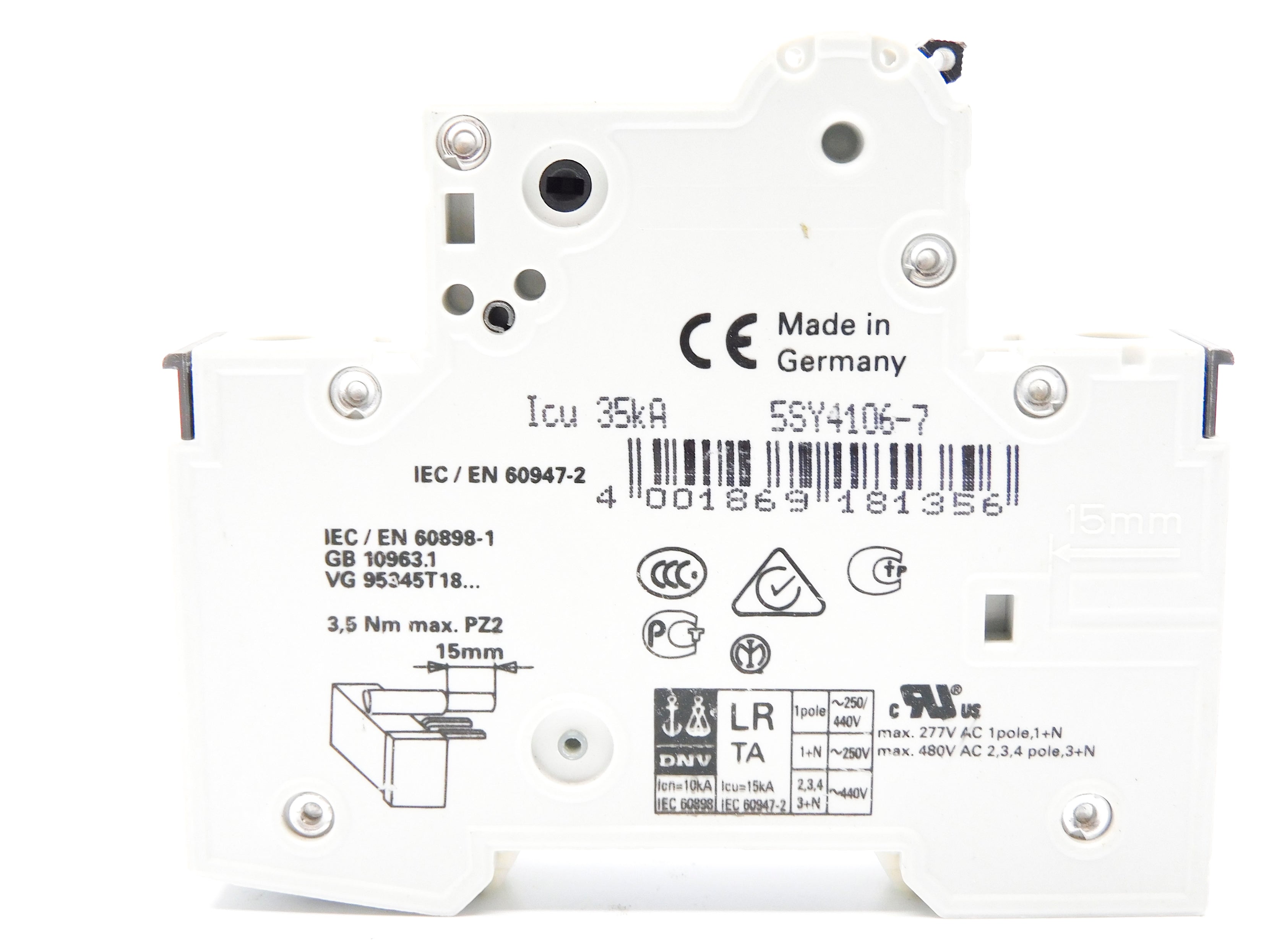 SIEMENS 5SY4106-7 230/400V 6A NSNP